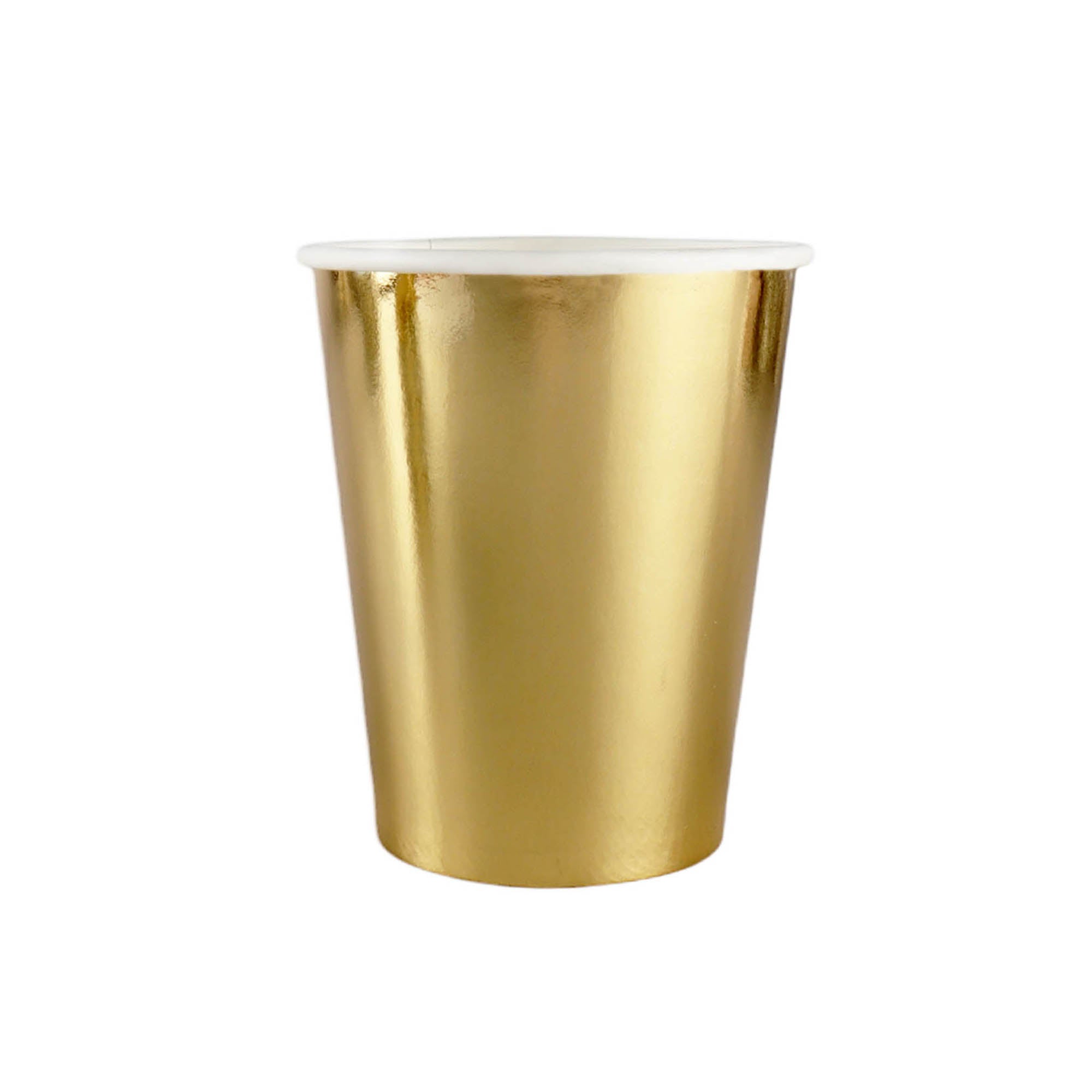 Party Paper Cups Rose Gold 250ml 10pack