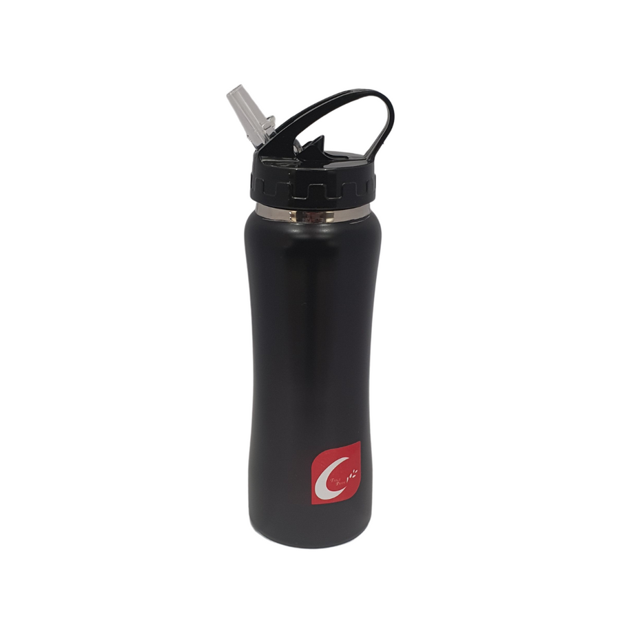 Sports Flask Water Bottle Straw 450ml SGN2438