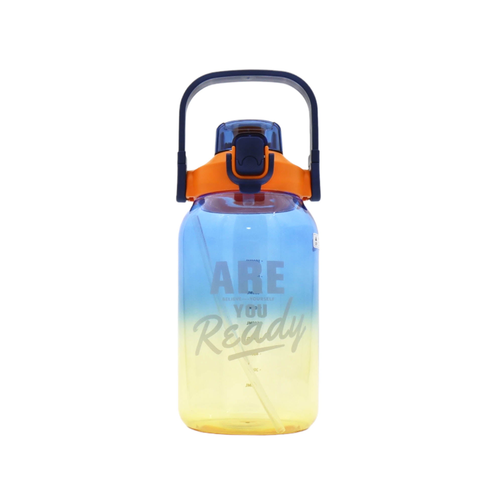 Sports Water Bottle 1250ml High Capacity - Are you Ready