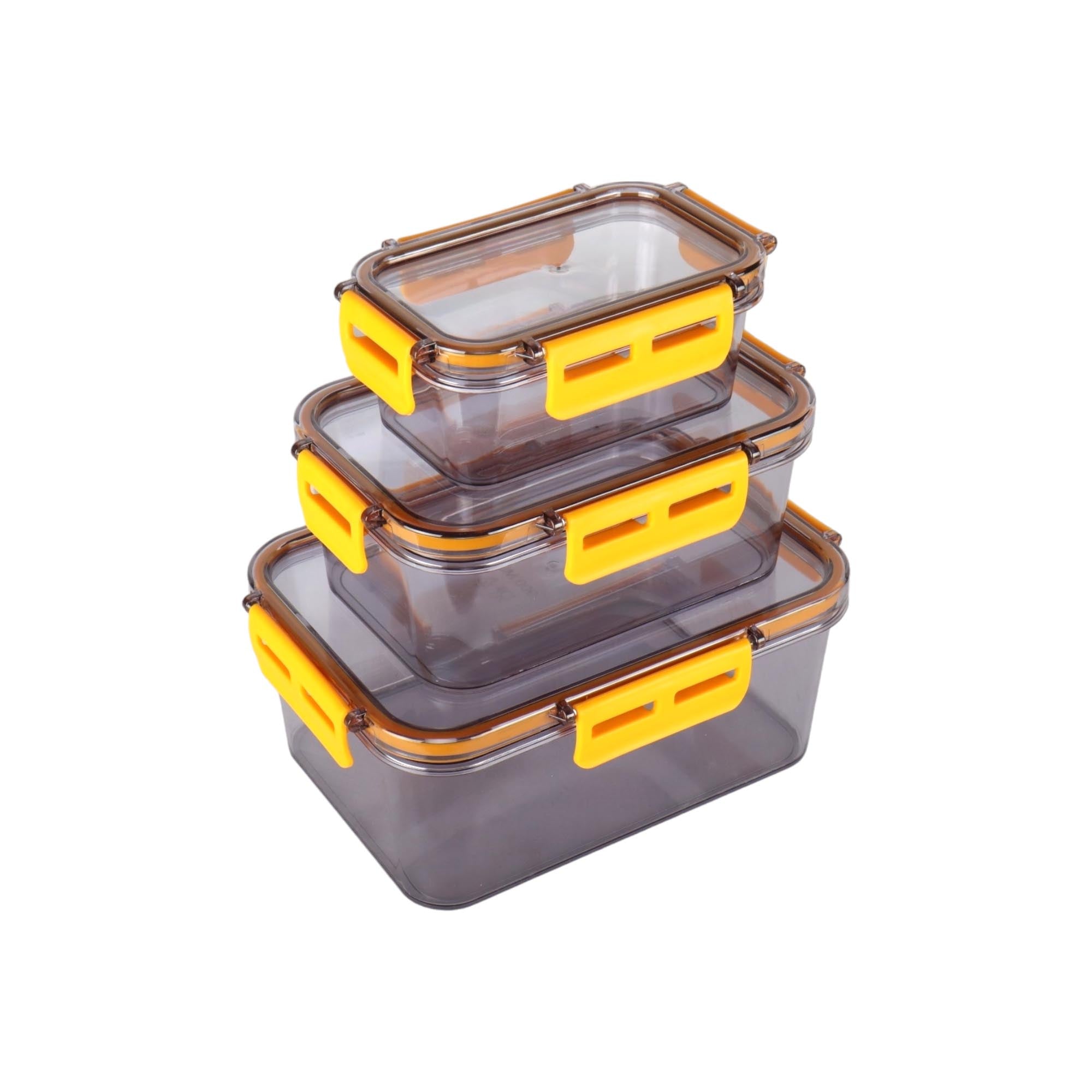Foly Life Food Chef Storage Box 3pc Set Clip Lock TM-801 Titiz