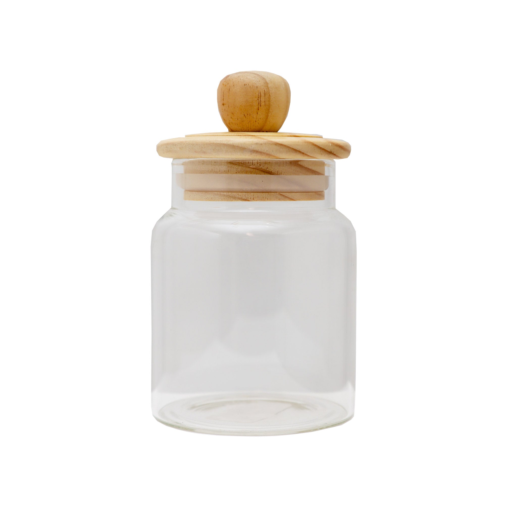 Glass Canister Medium Round  GL28772