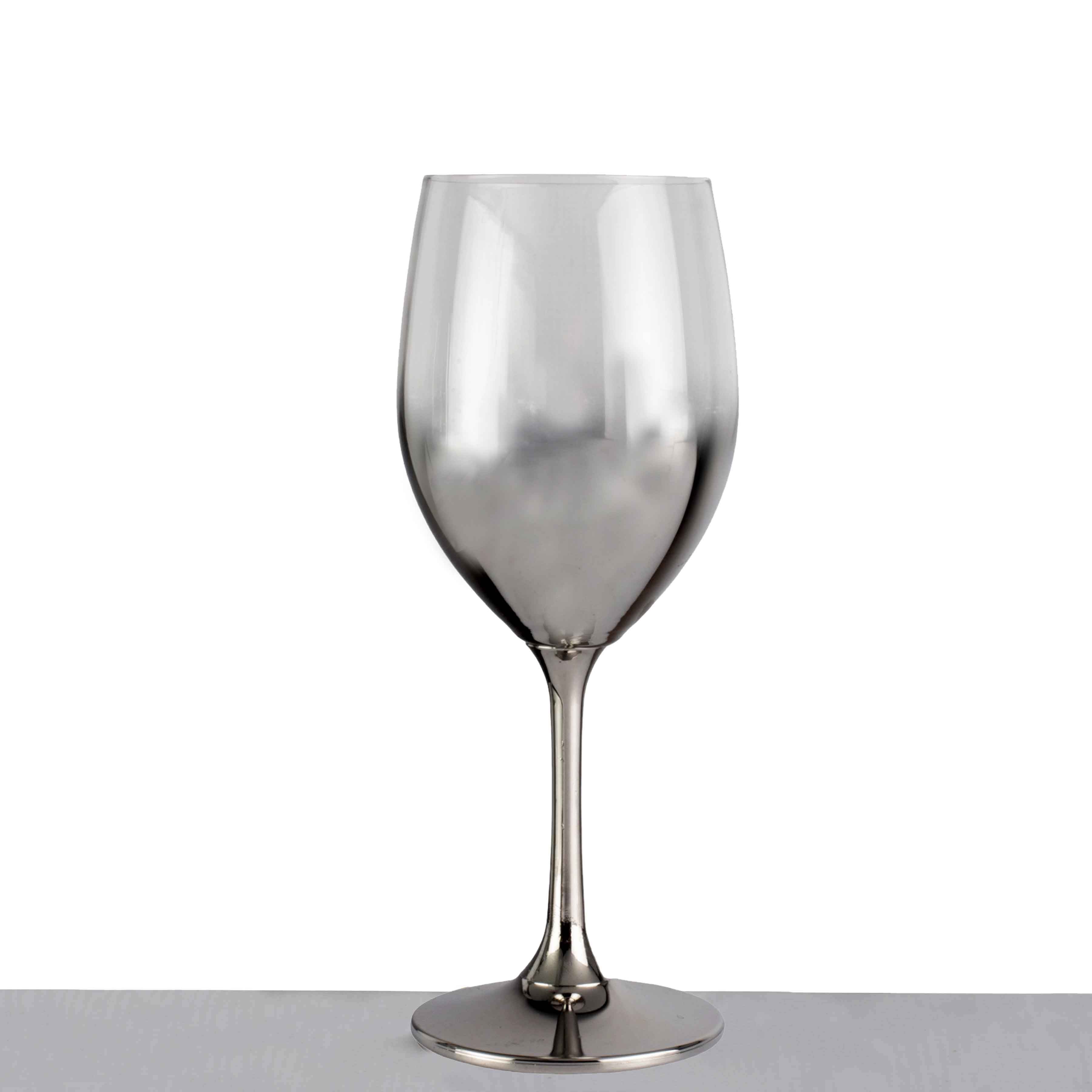 Glass Tumbler Wine Silver Crystal 23.5X4CM XGL2402