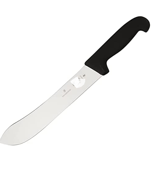 Butcher Knife Black Handle 08Inch BRSK1004B