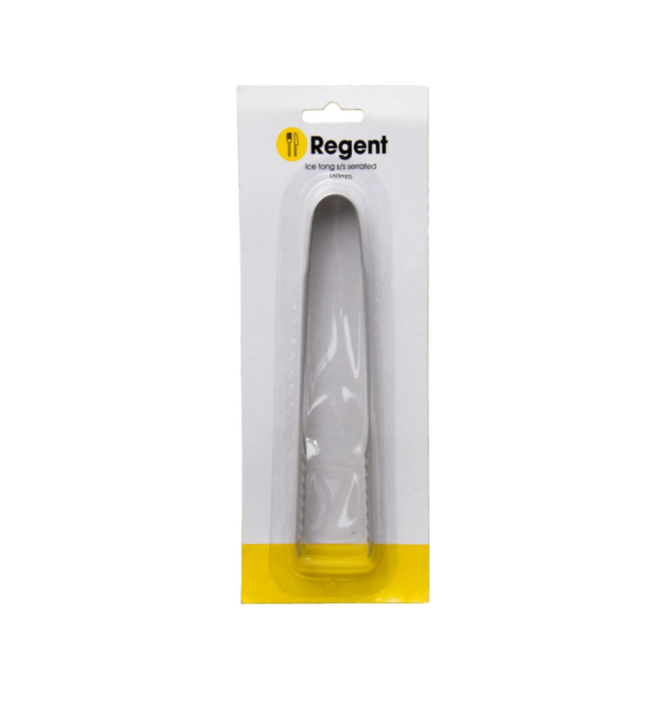 Regent Kitchen Ice Tong Stainless Steel Serrated 21247