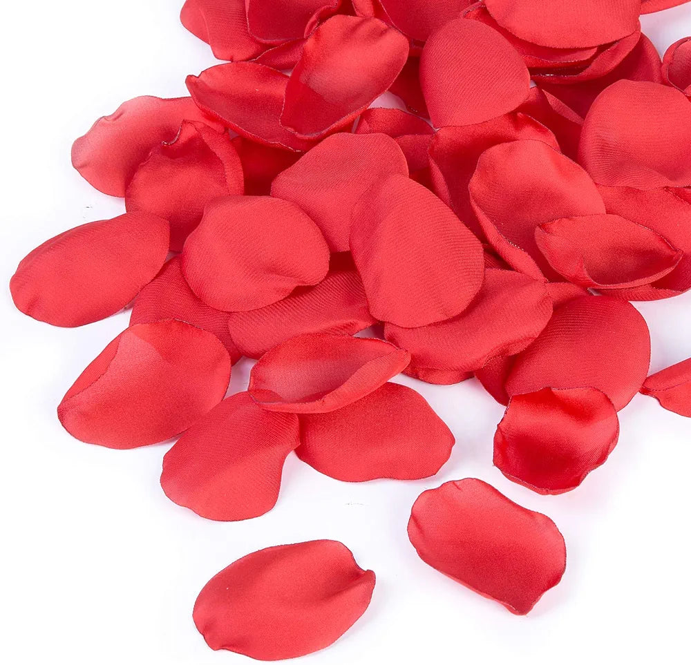 Artificial Red Rose Petals 150pcs