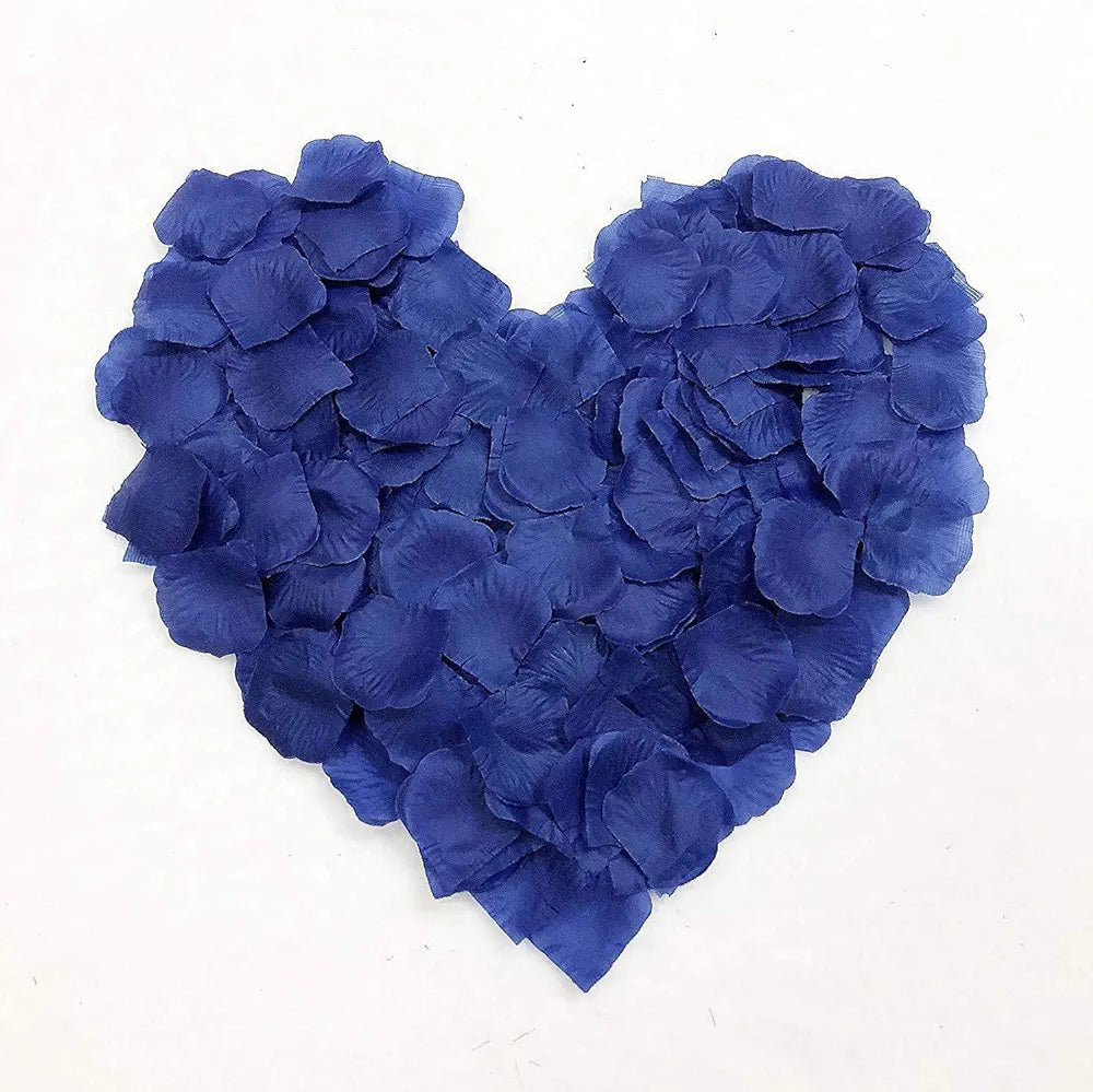 Artificial Blue Rose Petals 150pcs