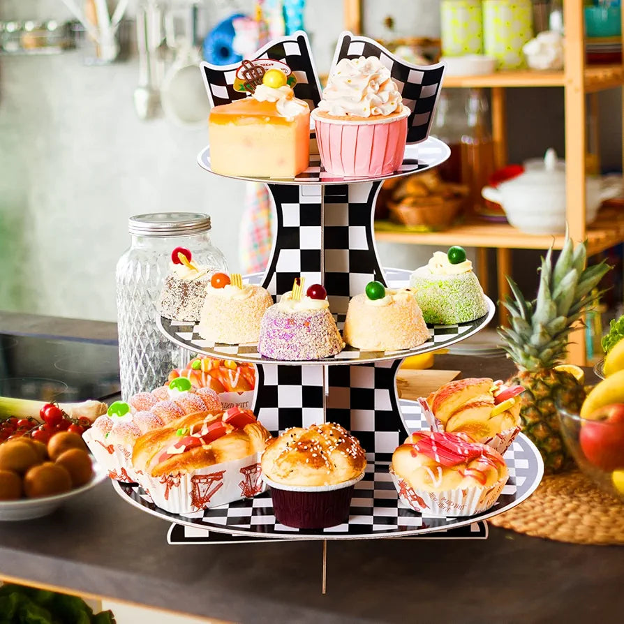 Cardboard Cupcake Stand 3-Tier