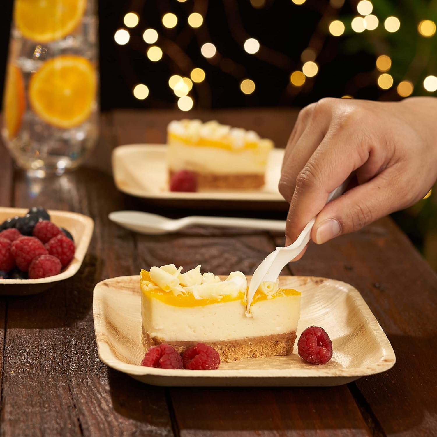 Disposable Dessert Spoon White 15.5cm 100pack