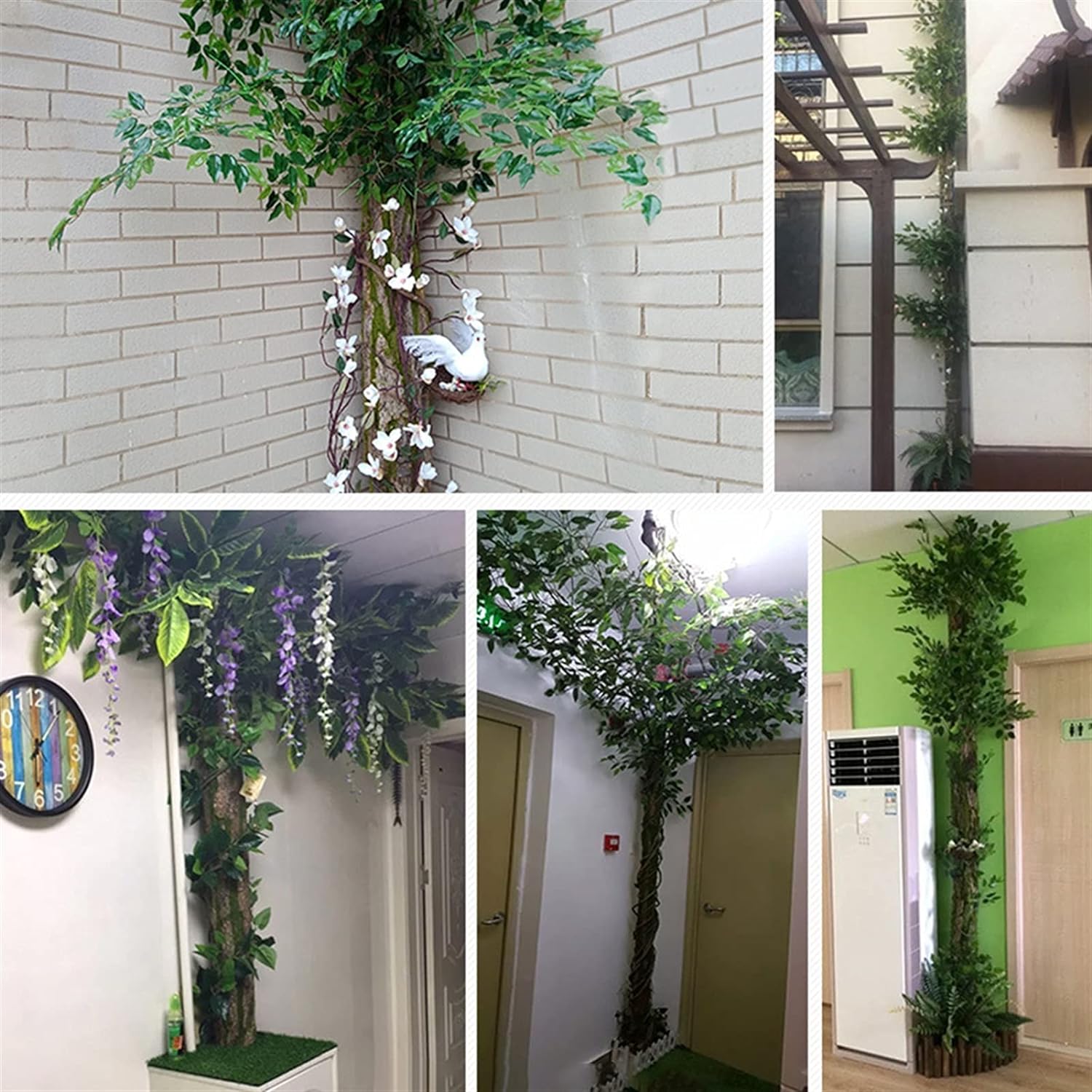 Artificial Tree Bark with Moss Mat for Decoration 50cmx100cm