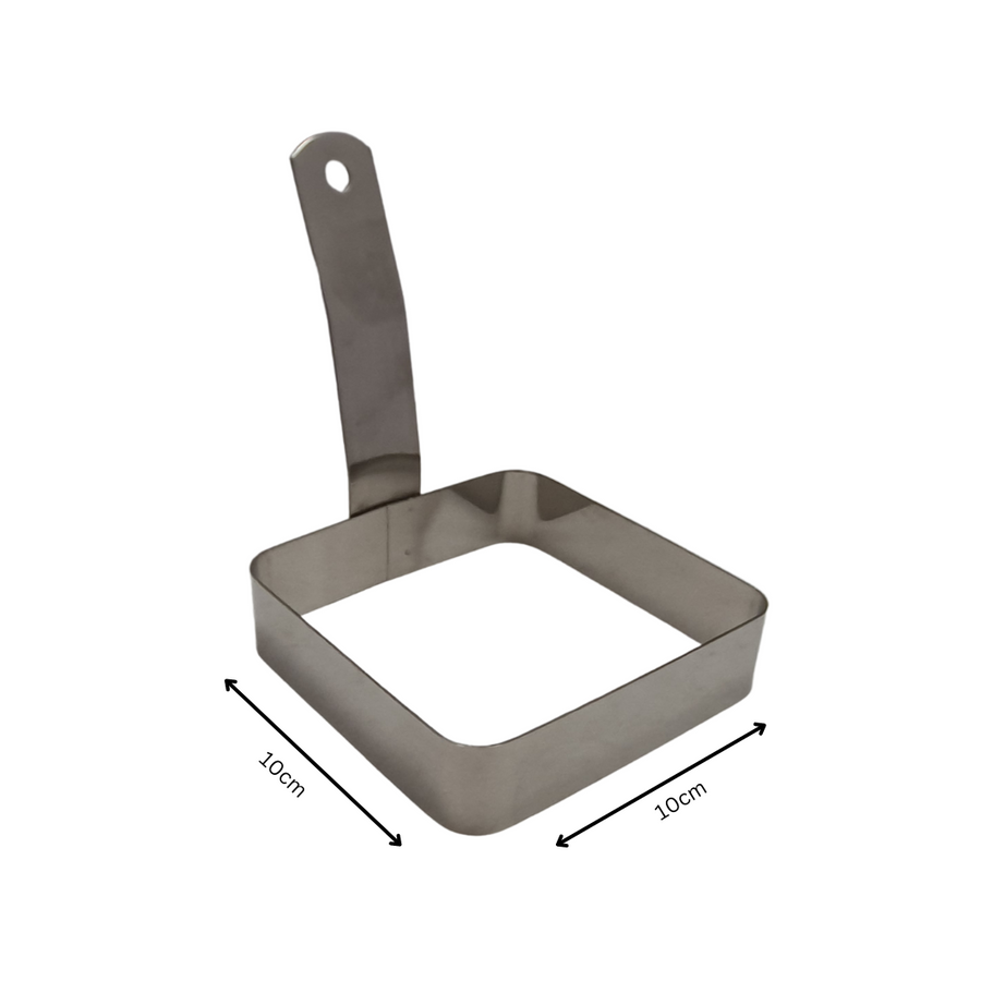 Egg Ring 4Inch Square Stainless Steel SGN827