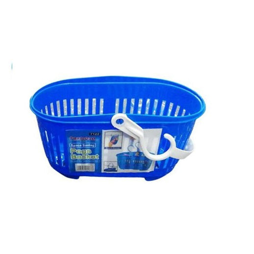 Plastic Peg Basket Formosa Blue 7122