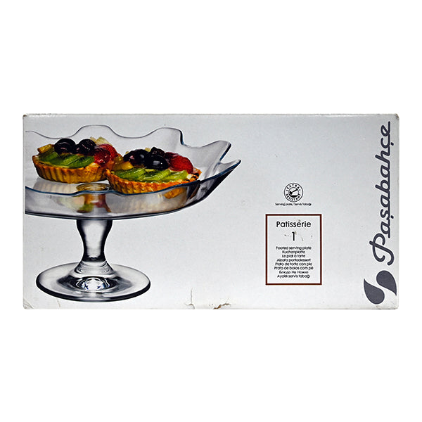 Pasabahce Patisserie Server Platter Footed 320mm 23091