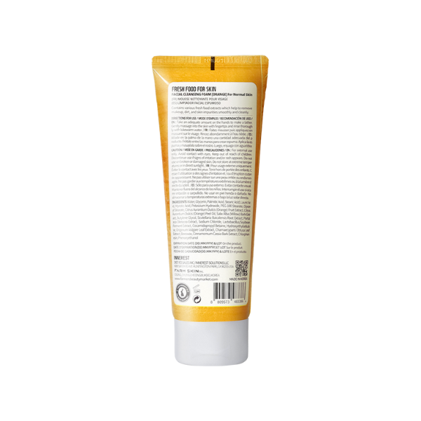 Farmskin Freshfood Orange Cleansing Foam Normal Skin