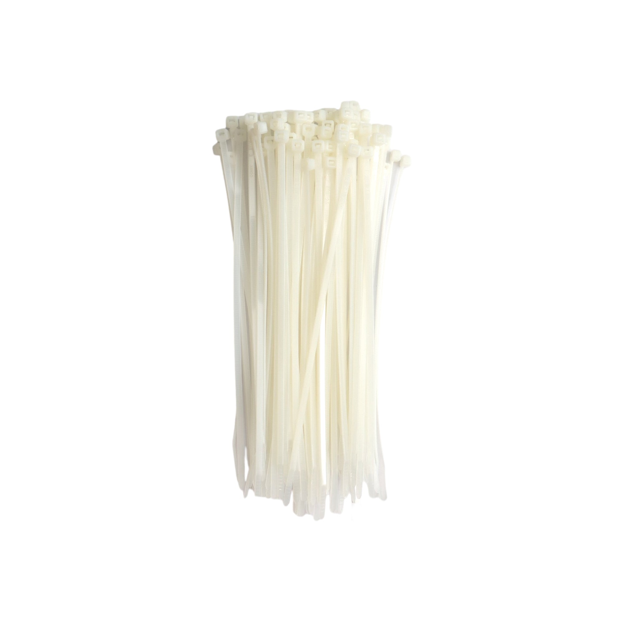 Cable Ties White 3.6x200mm 100Pack