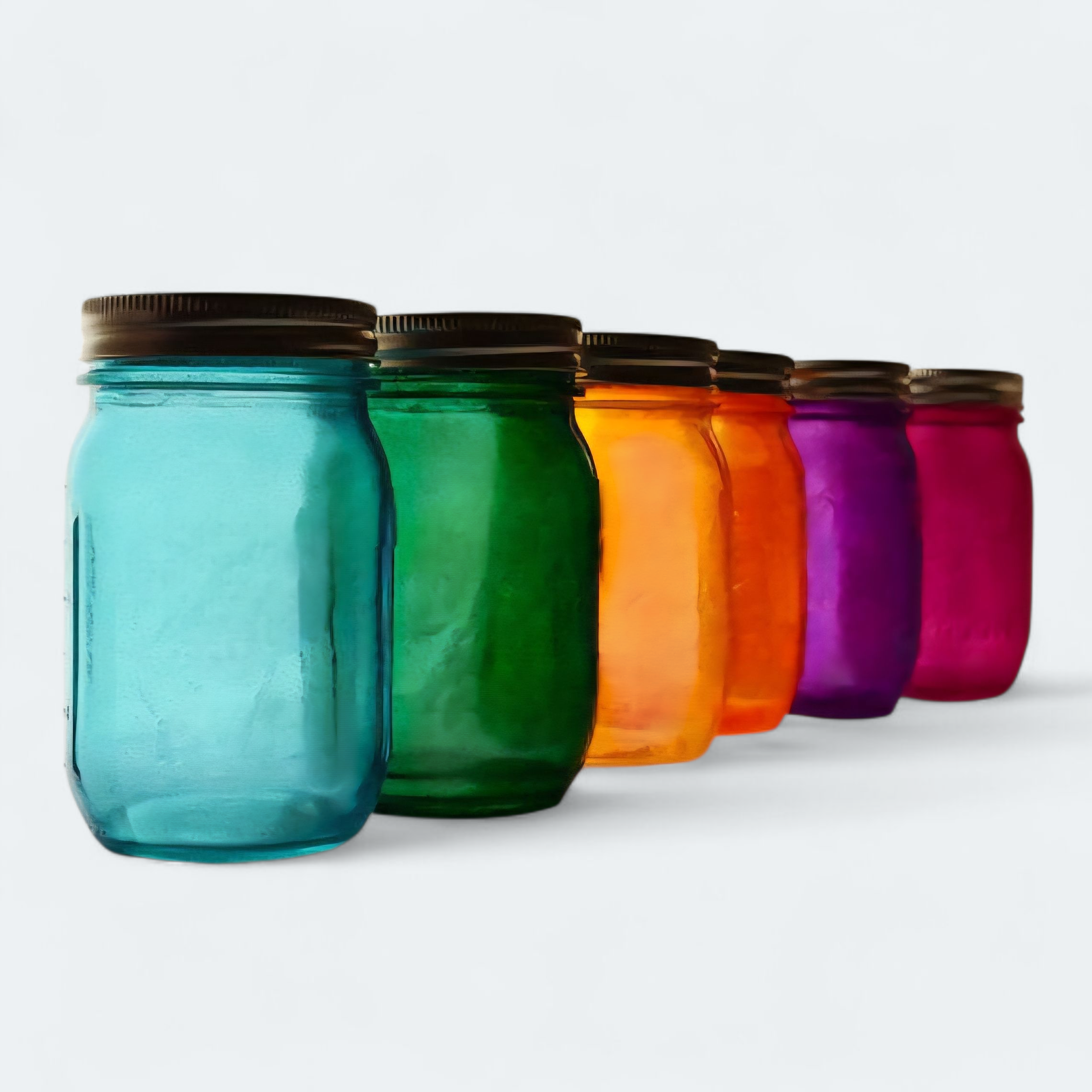 Consol Color Glass Storage Jar 720ml 82RTO
