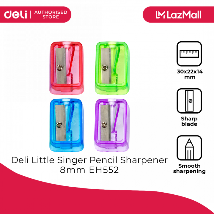 Deli Pencil Sharpener 8mm 30x22x14mm EH552