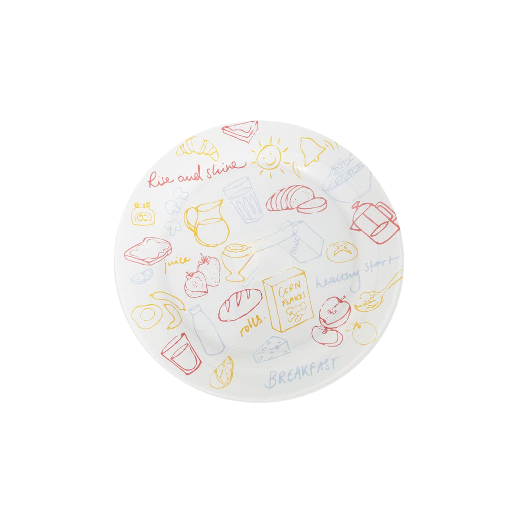 Plate Tempered Glass White Patterned 40142