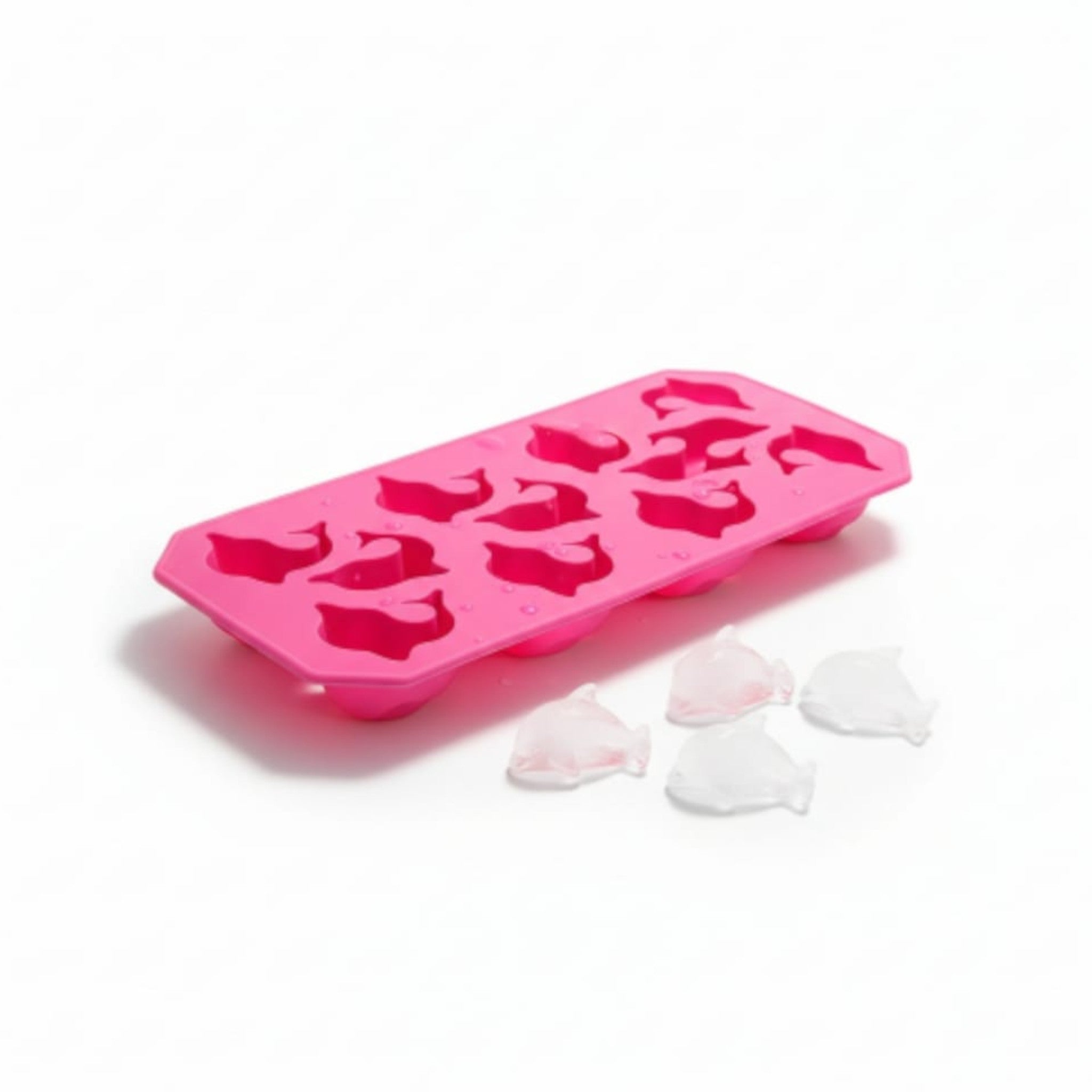 Silicone Ice Cube Tray Fish Shape