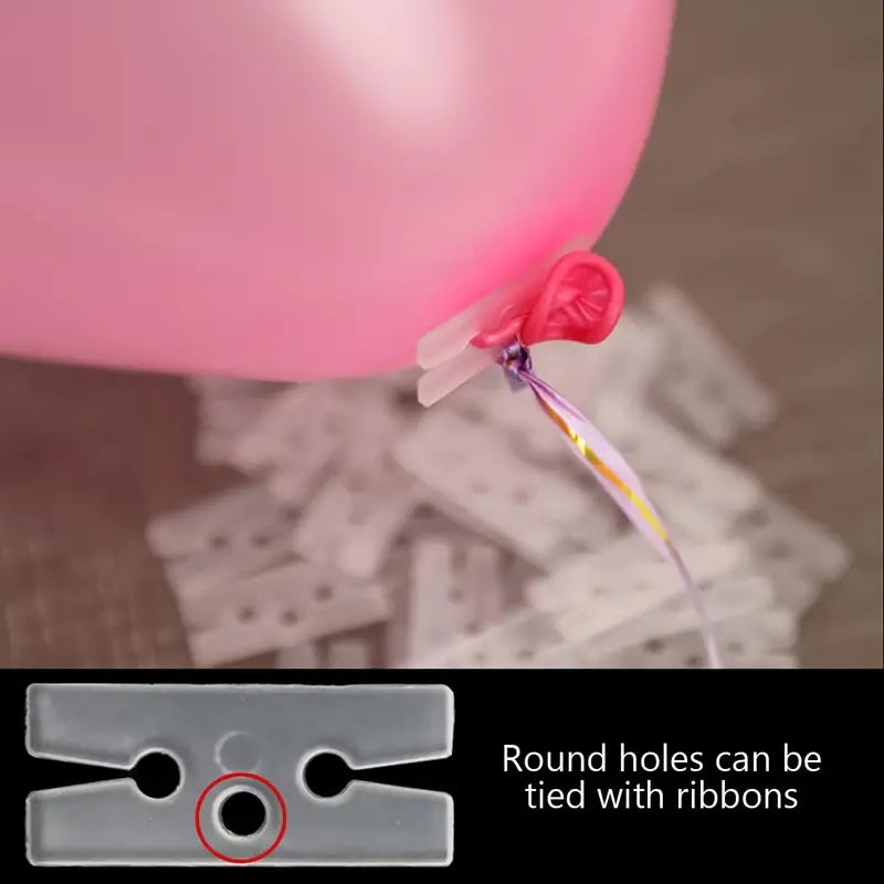 Balloon Tool Clip Ties Plastic H-Shaped