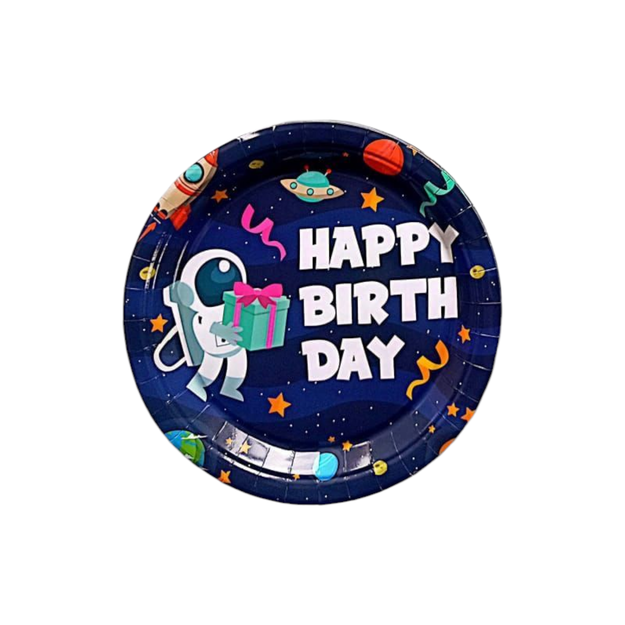 Happy Birthday Party Paper Cup 10pcs Astronaut Design