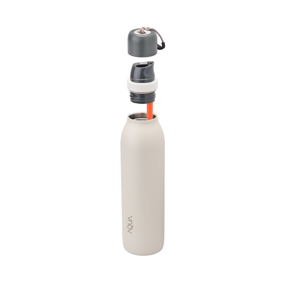 Aqua 710ml Twist Vacuum Flask - Stainless Steel Double-Layer Insulated Water Bottle