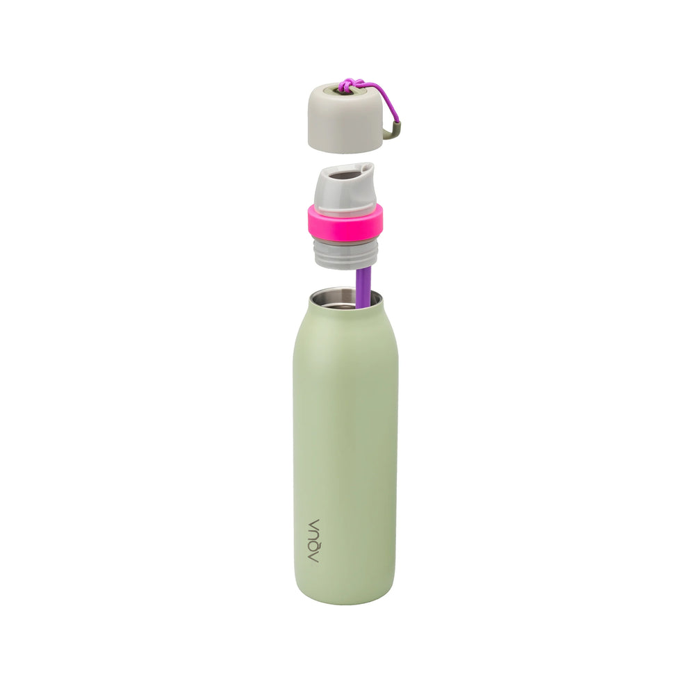 Aqua 710ml Twist Vacuum Flask - Stainless Steel Double-Layer Insulated Water Bottle