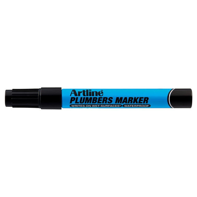 Artline Plumbers Marker Black 1.5mm Bullet Tip