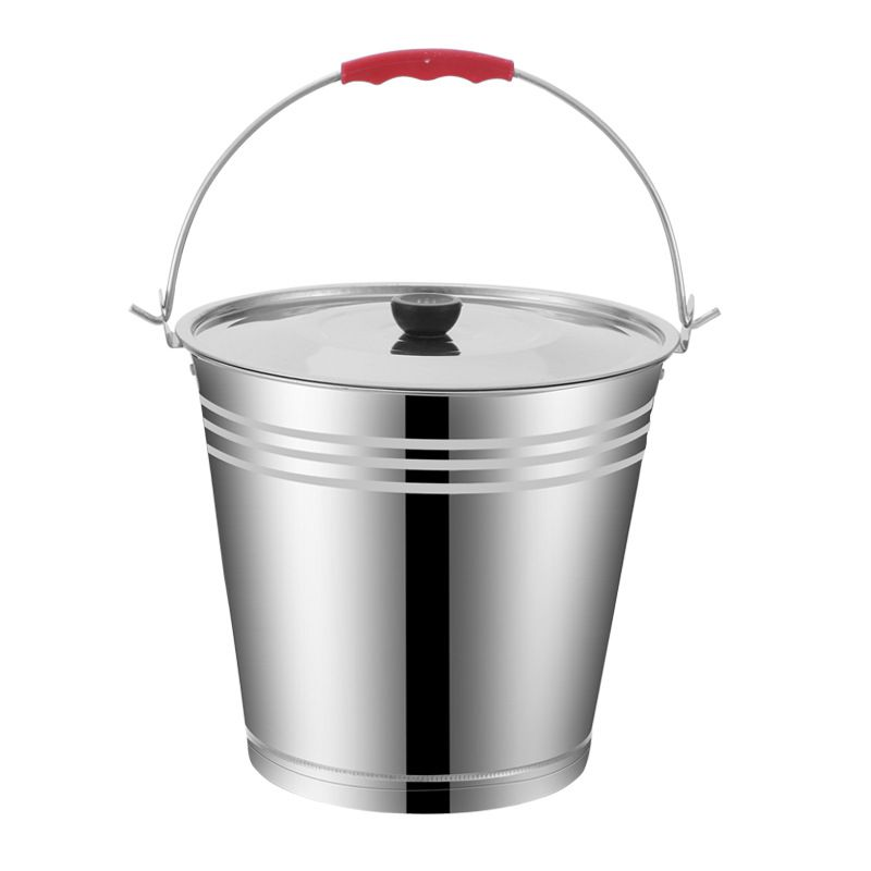 Stainless Steel Bucket with Lid