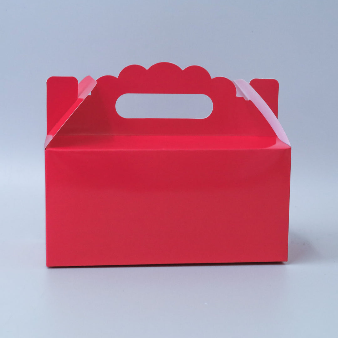 Gift Takeaway Party Treats Box 19x19x9cm with Handle 10pack