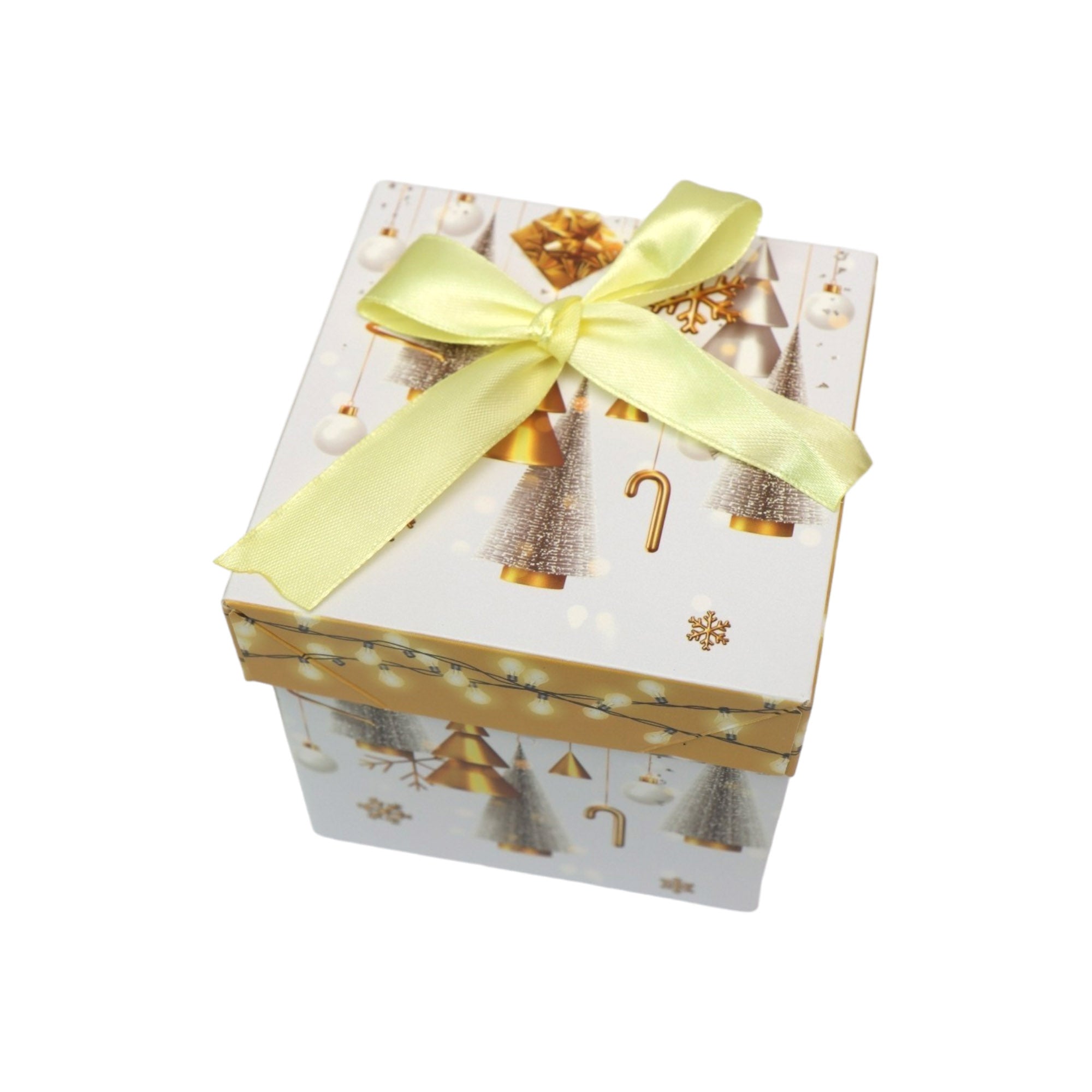 Festive Folding Gift Box Square