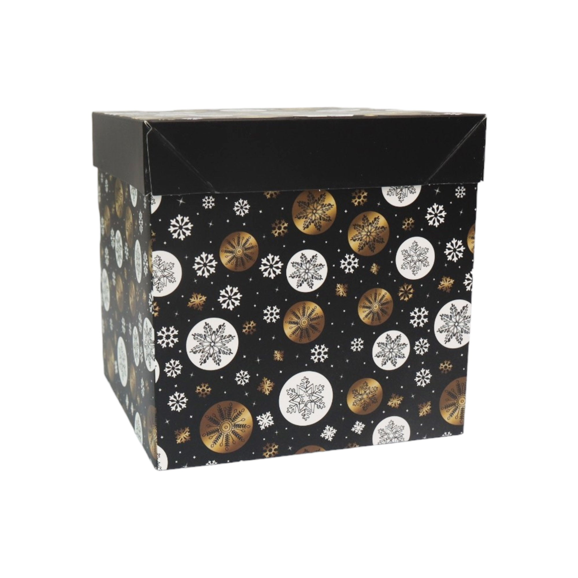 Decorative Festive Gift Folding Box Square