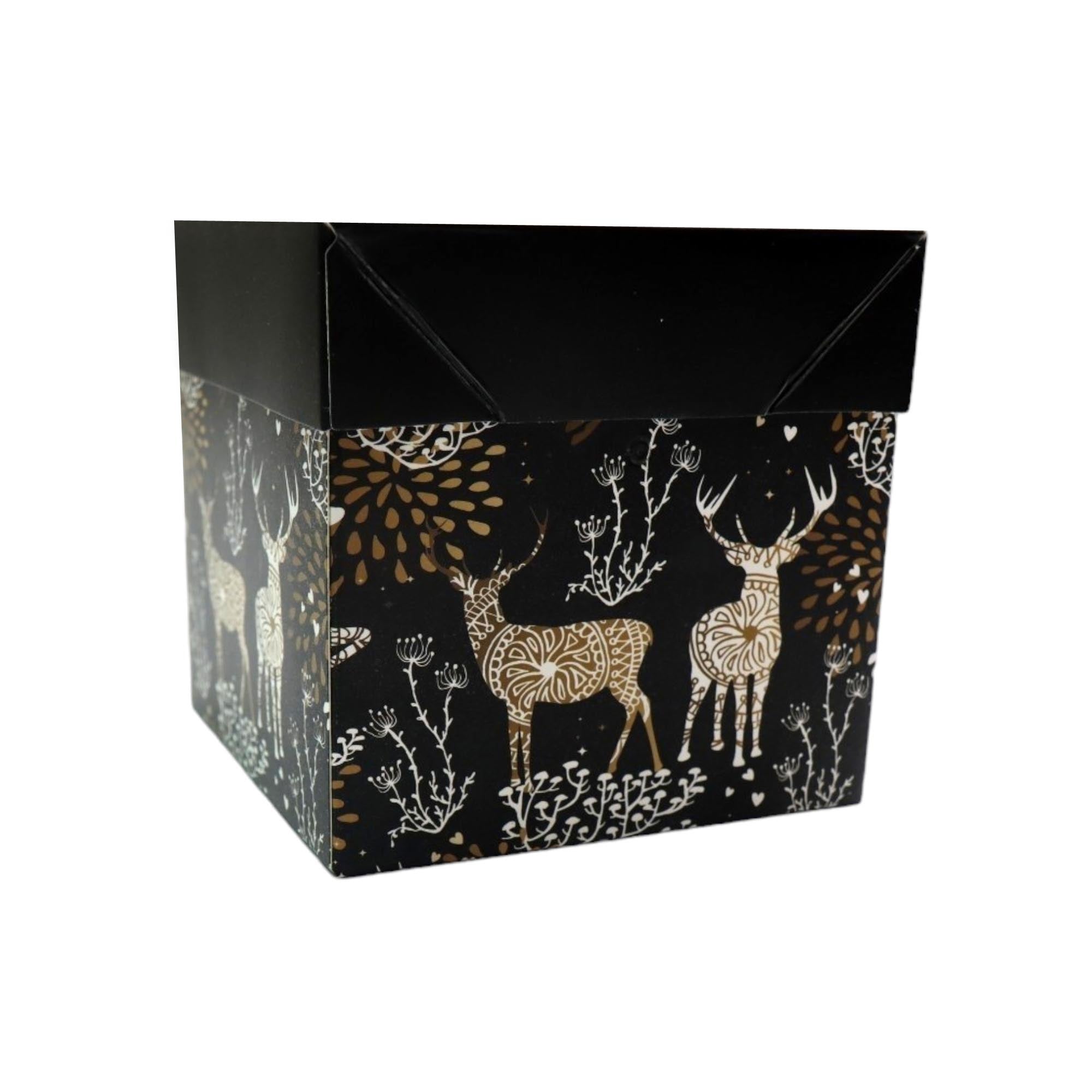 Gift Paper Folding Box Festive