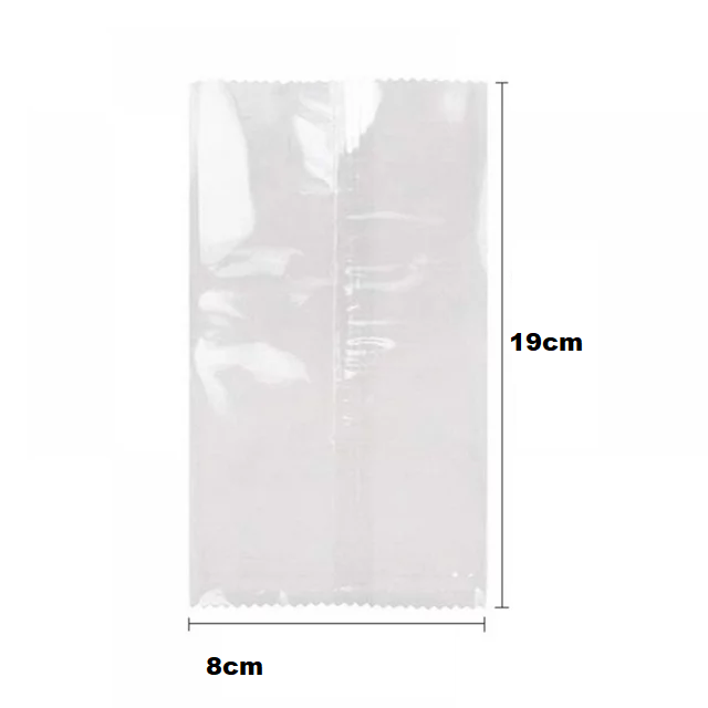 Ice Cream Popsicle Packaging Mold Bags Clear 8x19cm 100pack