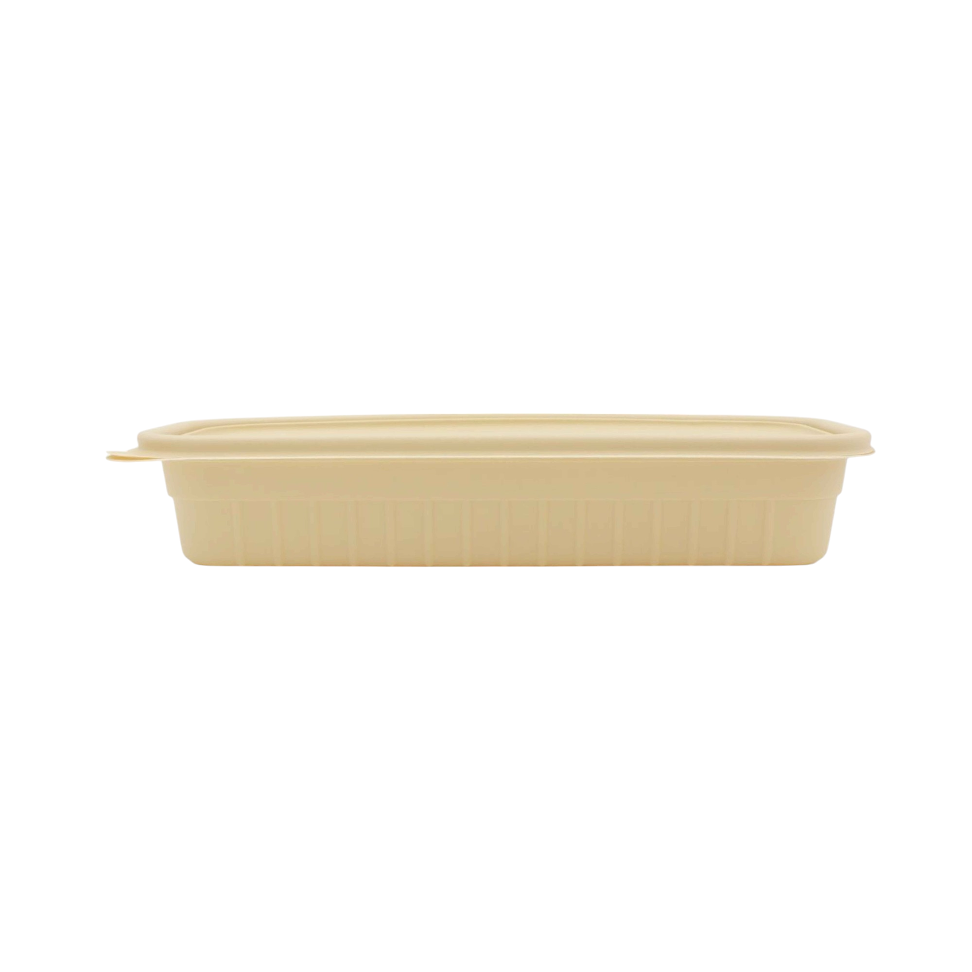 Microwavable Takeaway Lunchbox Food Tray with Lid 24x10cm Biodegradable Eco Friendly 10pack