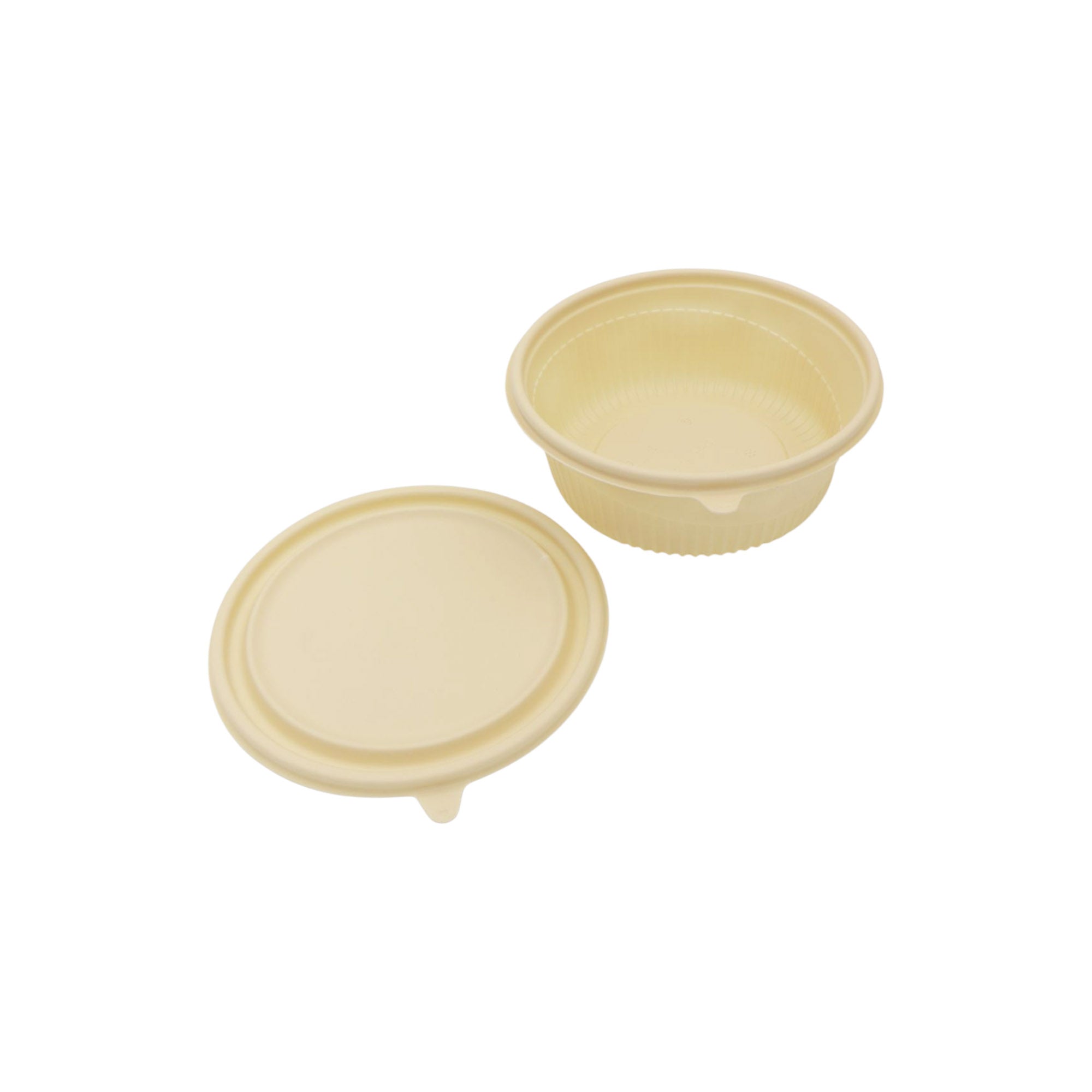 Microwavable Takeaway Food Bowls 17.5cm Biodegradable Eco Friendly 10pack