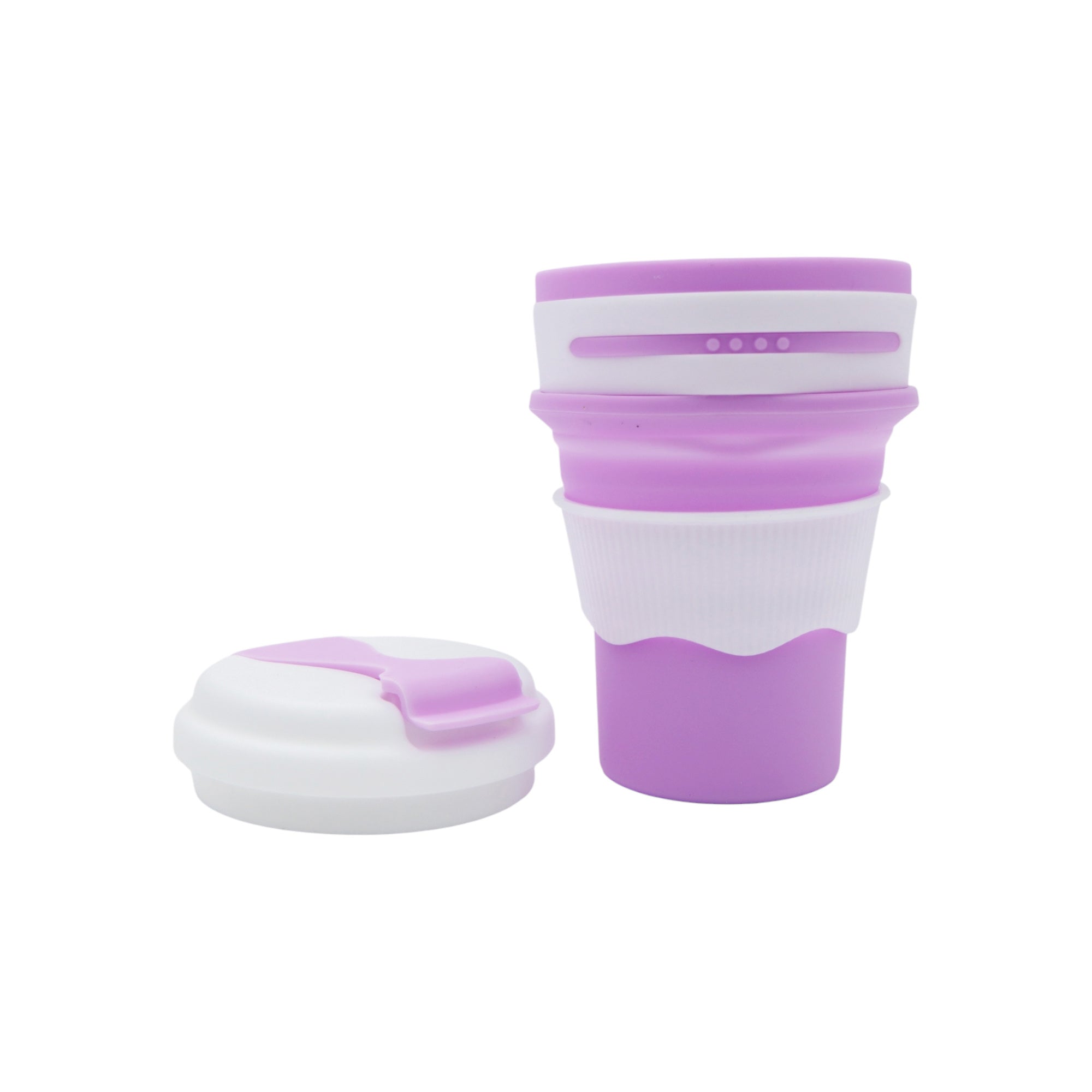 350ml Folding Silicone Travel Drinking Cup 9cm