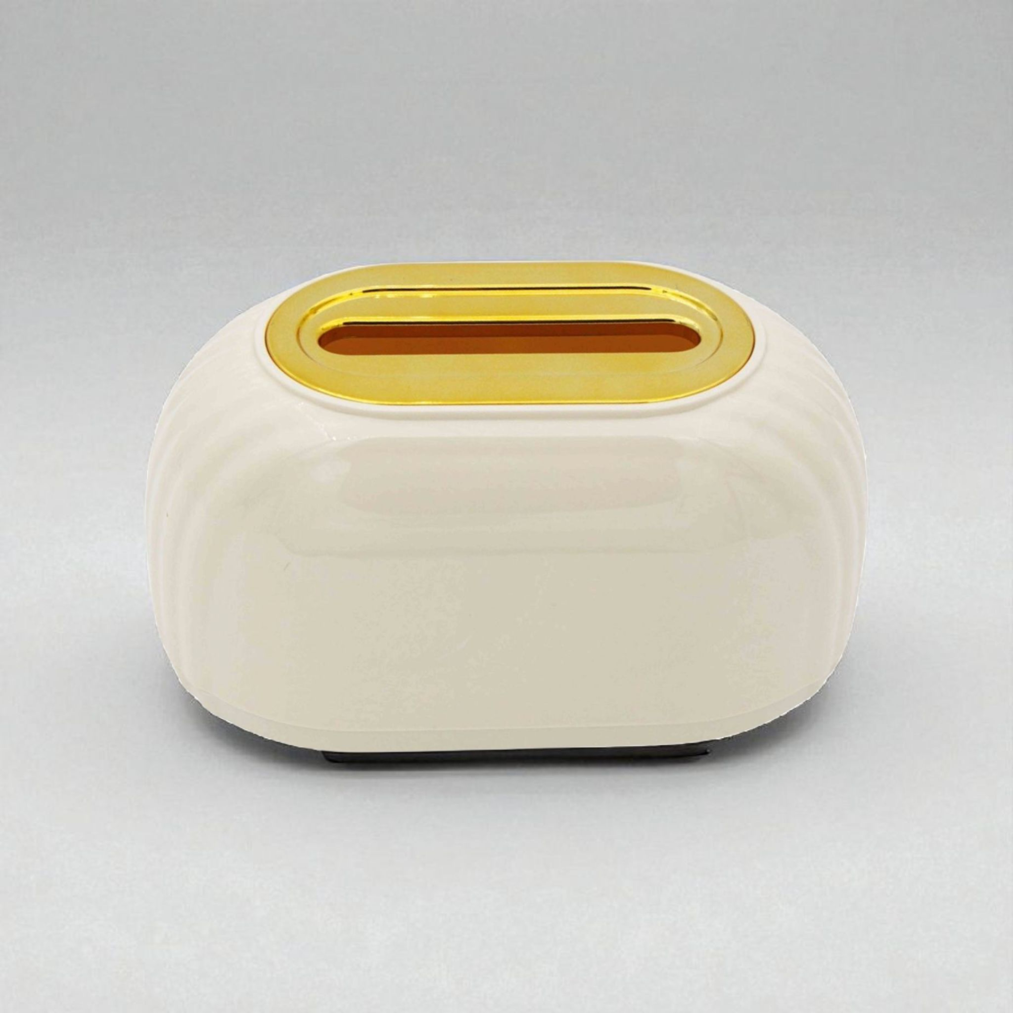 Acrylic Tissue Box Dispenser & Storage Organizer 22x13x10cm Spring-Loaded