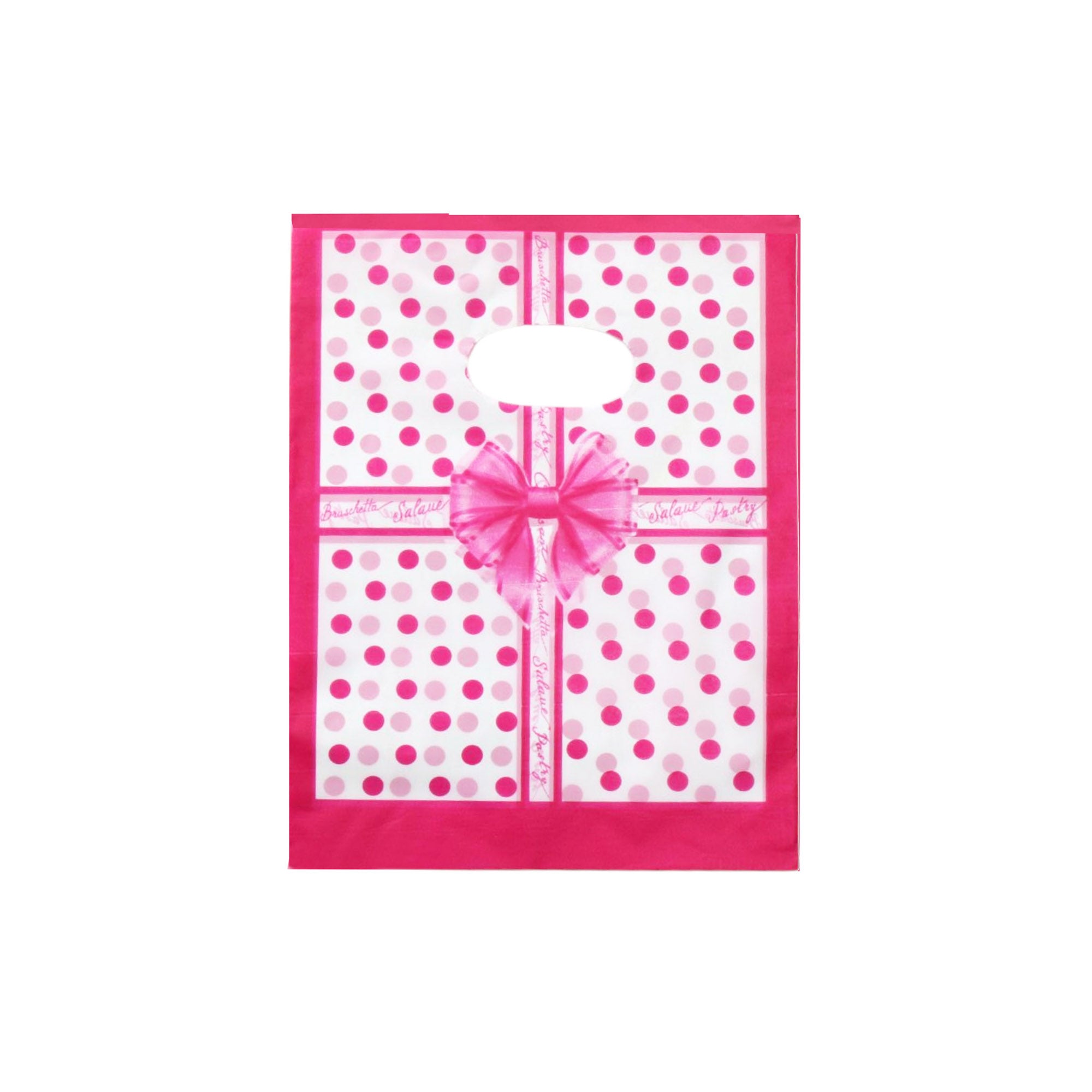 Plastic Boutique Bag Printed Mini 15x20cm 25pack