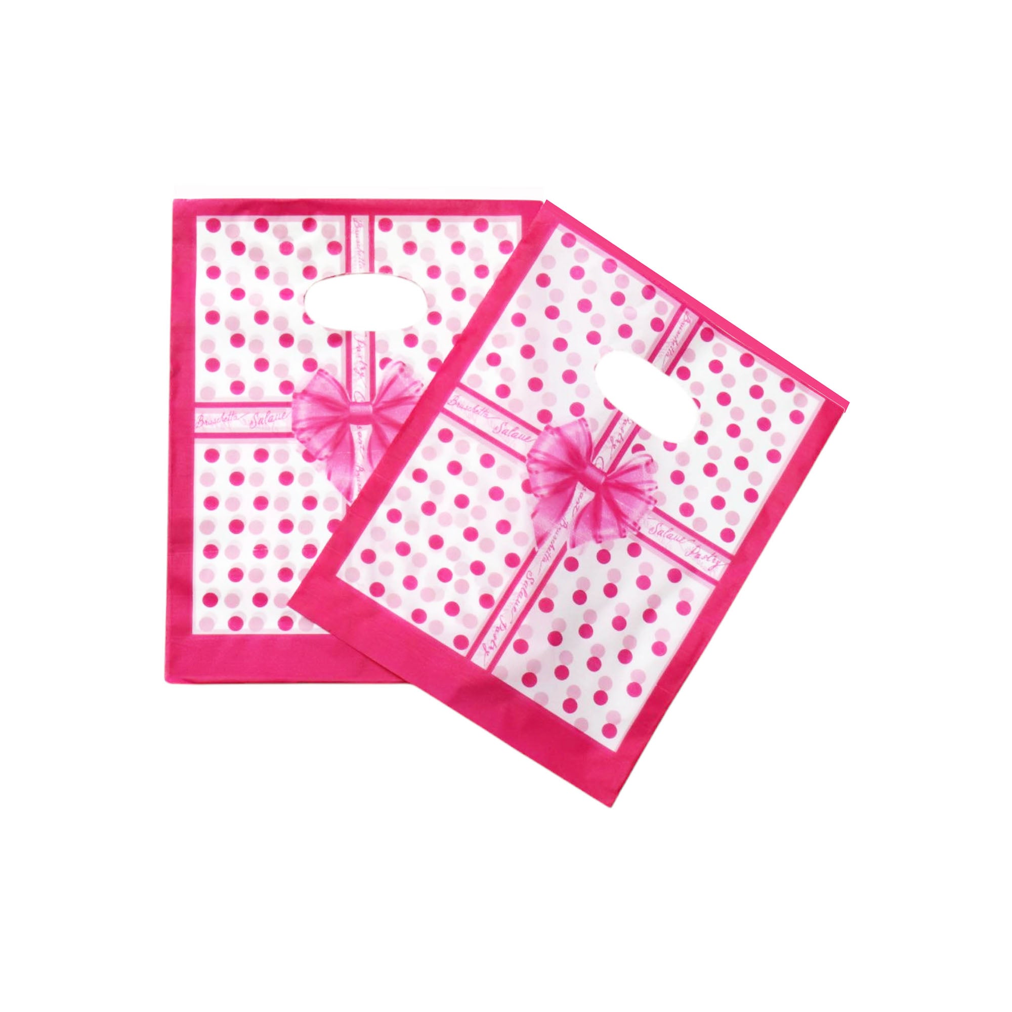 Plastic Boutique Bag Printed Mini 15x20cm 25pack