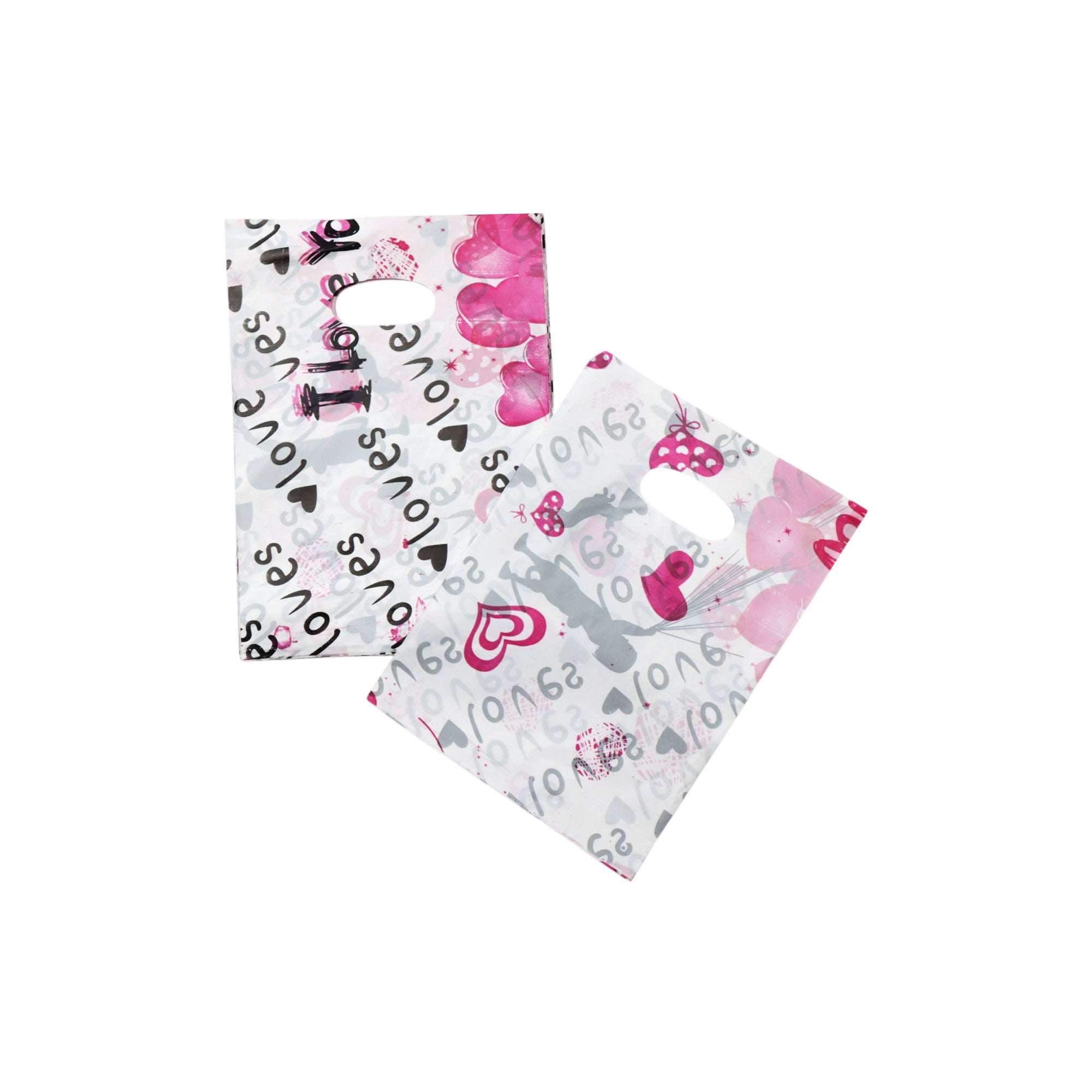 Plastic Boutique Bag Printed Mini 15x20cm 25pack