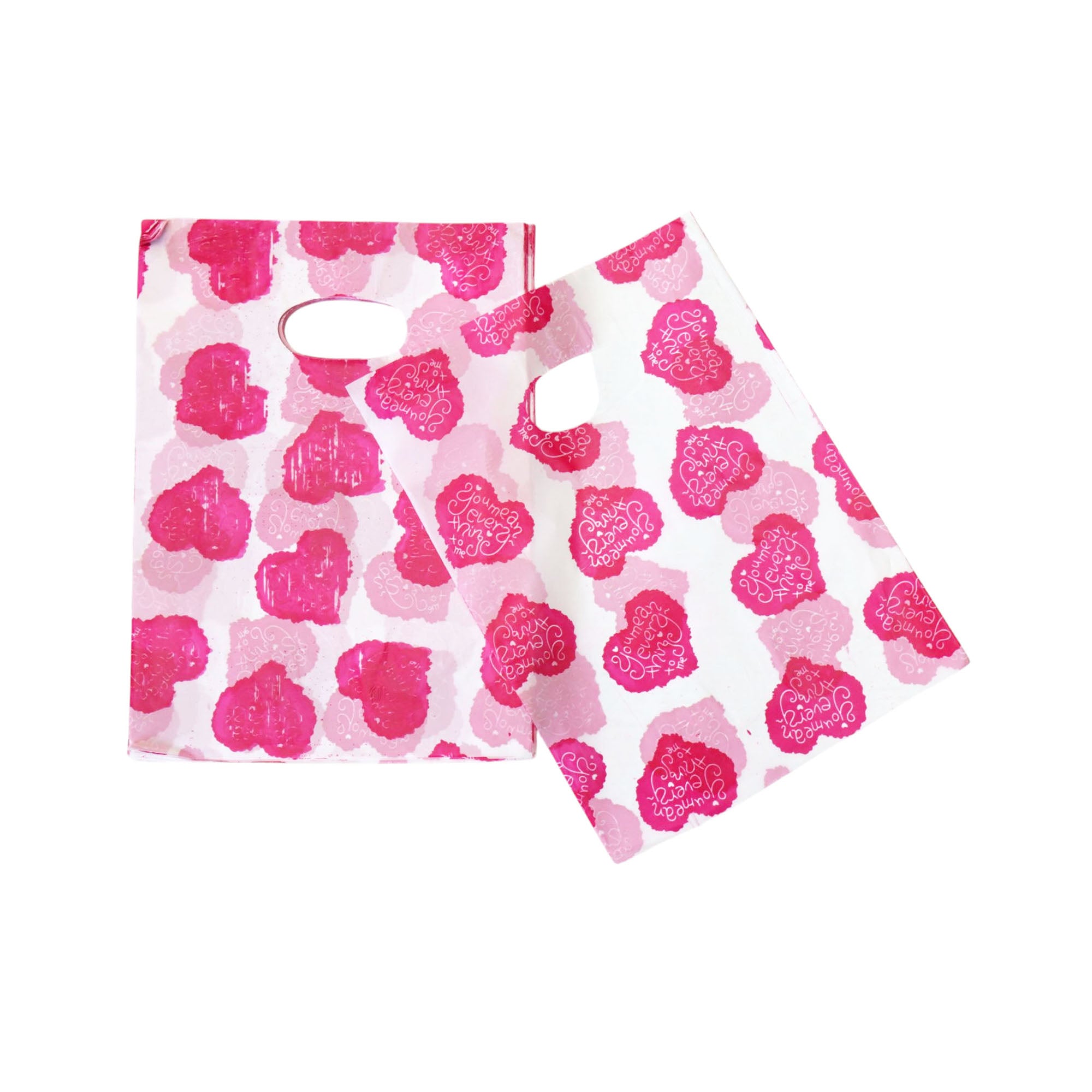 Plastic Boutique Bag Printed Mini 15x20cm 25pack