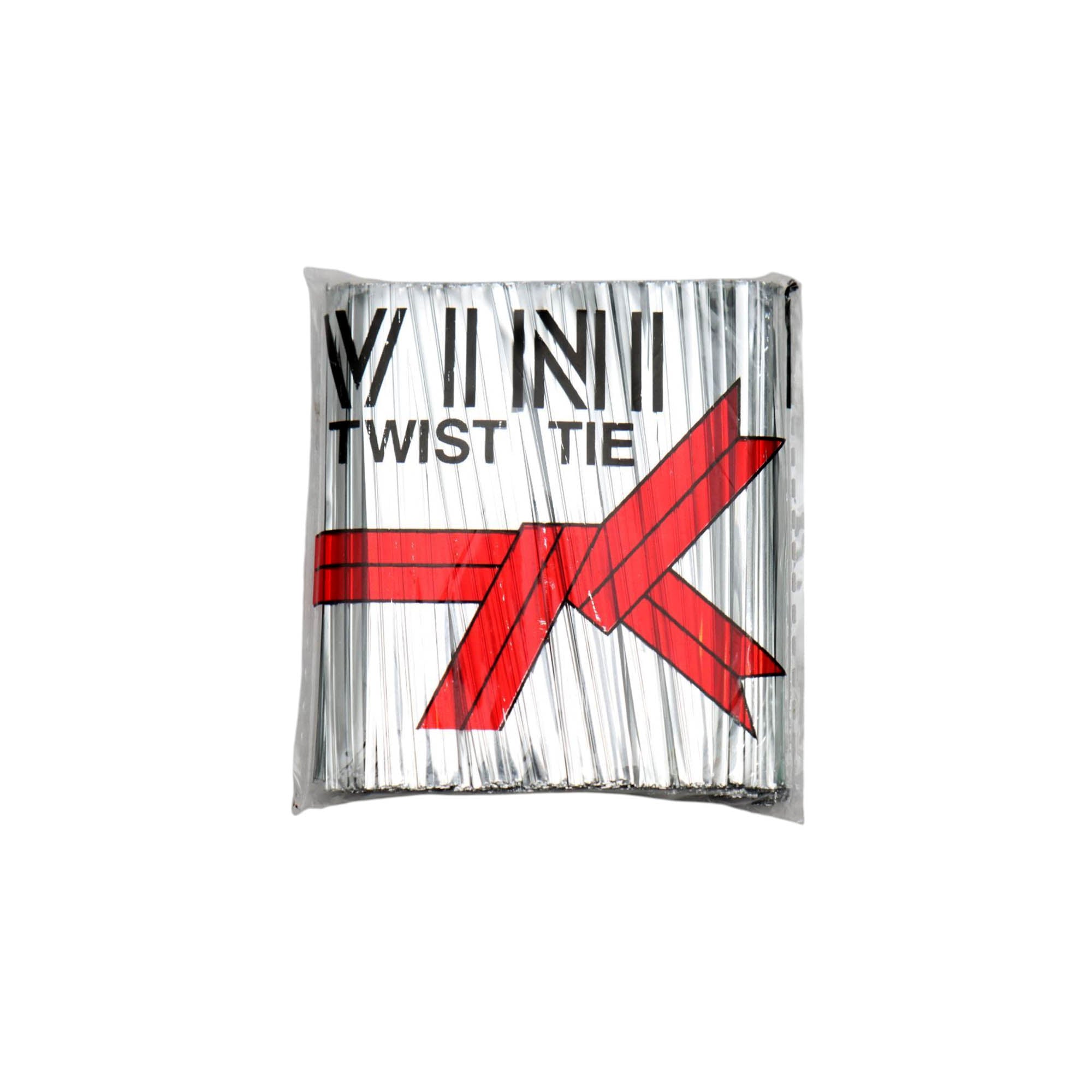 Alumnium Metallic Wrapping Twist Ties Ribbon 8cm for Gift Packaging 750pack