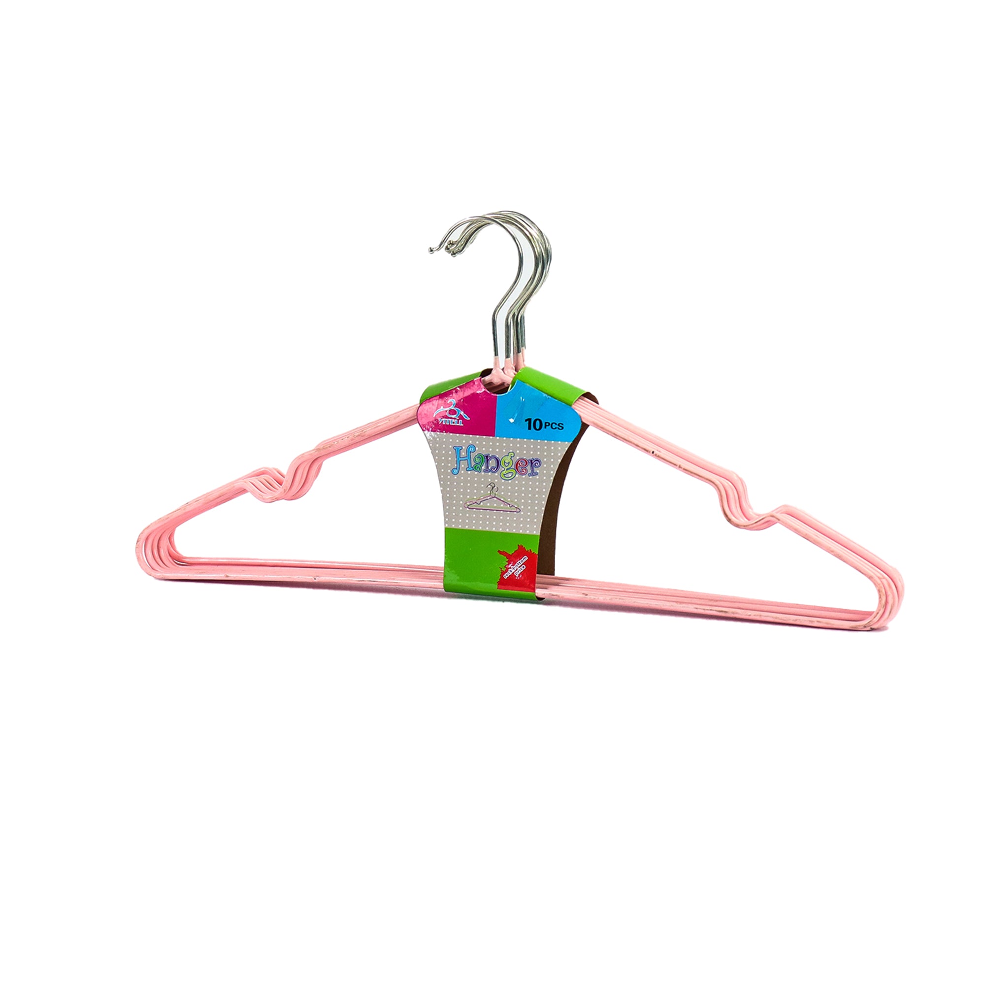 Clothes Hangers Steel 40cm Plastic Coated 10pack