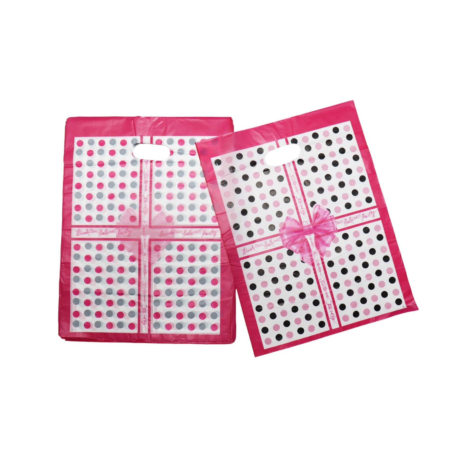 Plastic Boutique Bag Printed Large 30x40cm 25pack