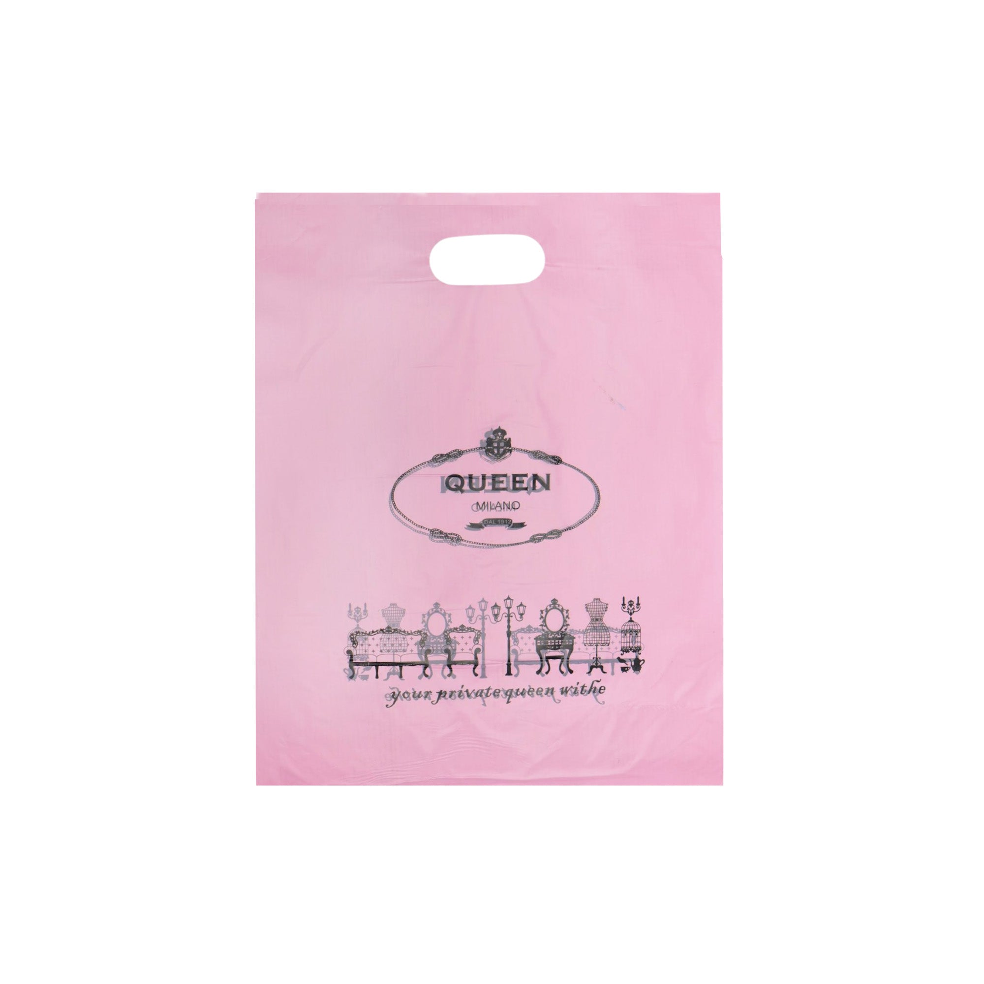 Plastic Boutique Bag Printed Large 30x40cm 25pack