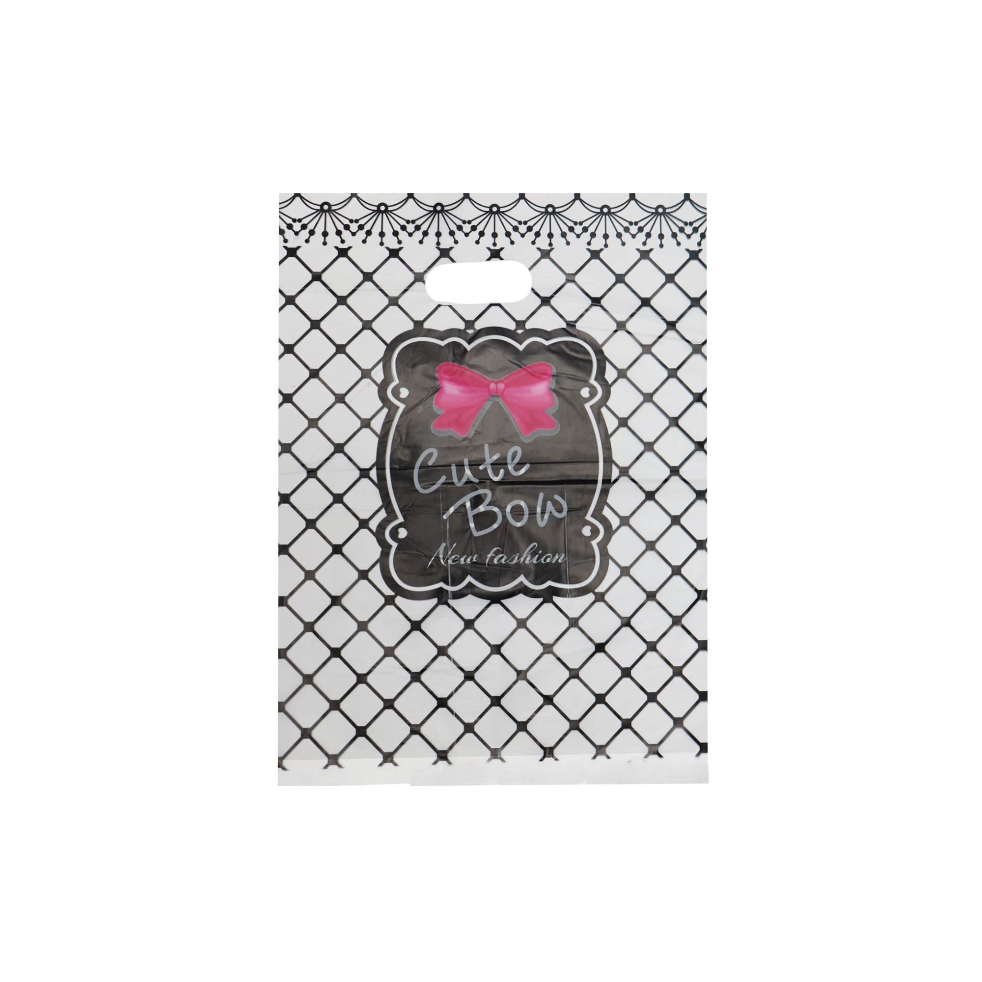Plastic Boutique Bag Printed Large 30x40cm 25pack