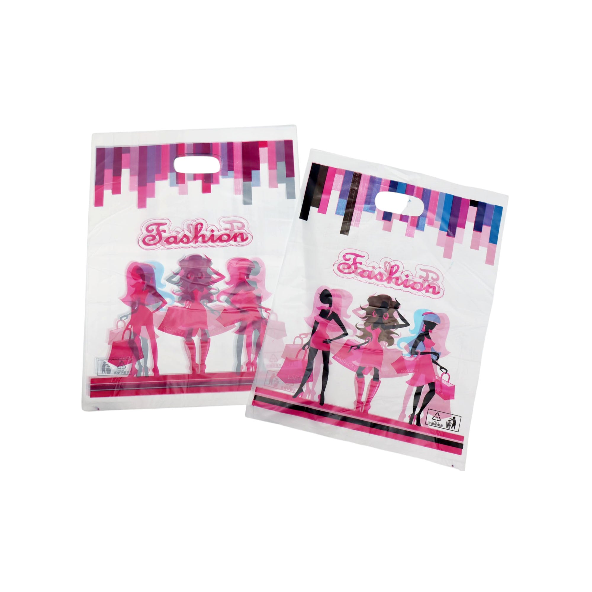 Plastic Boutique Bag Printed Large 30x40cm 25pack