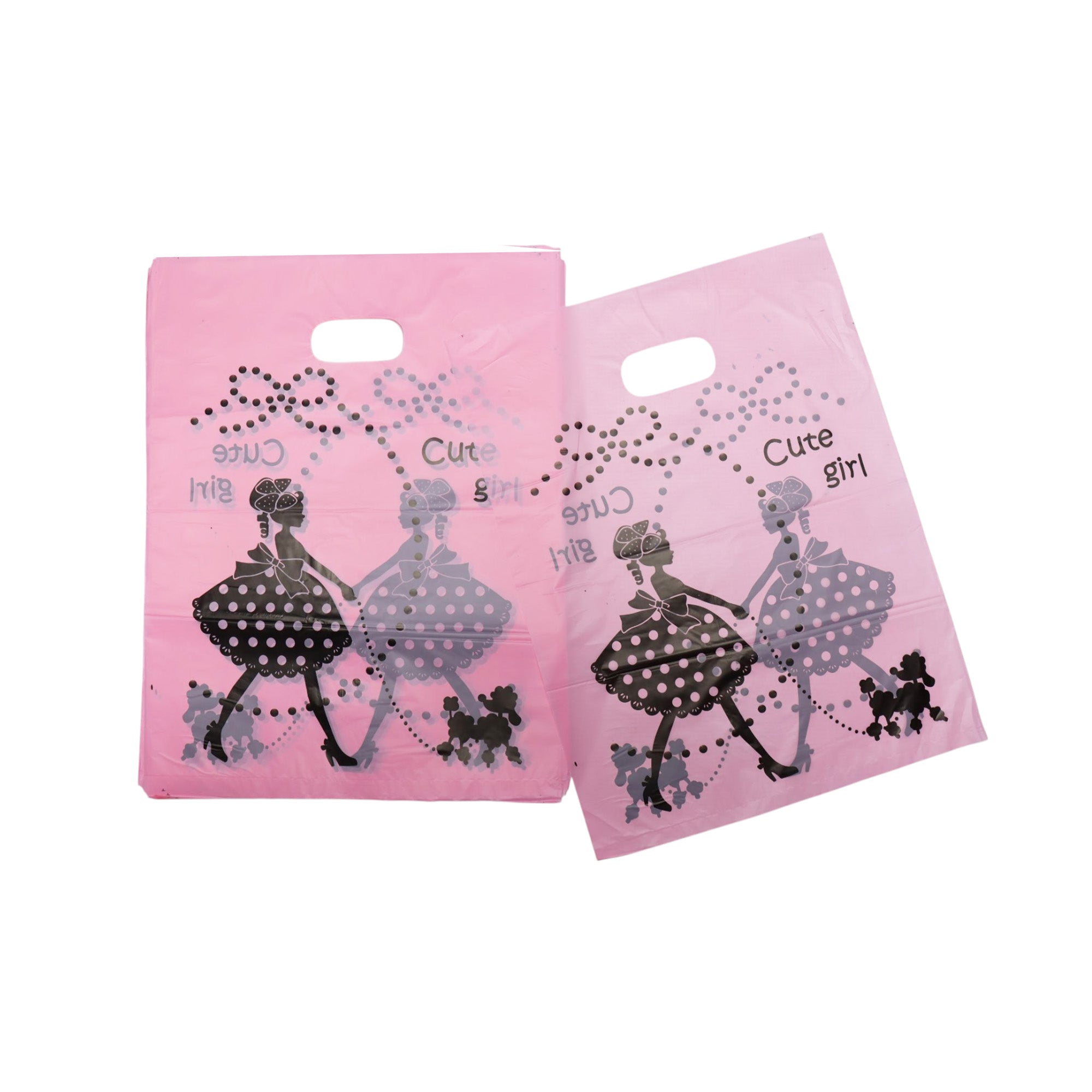 Plastic Boutique Bag Printed Large 30x40cm 25pack