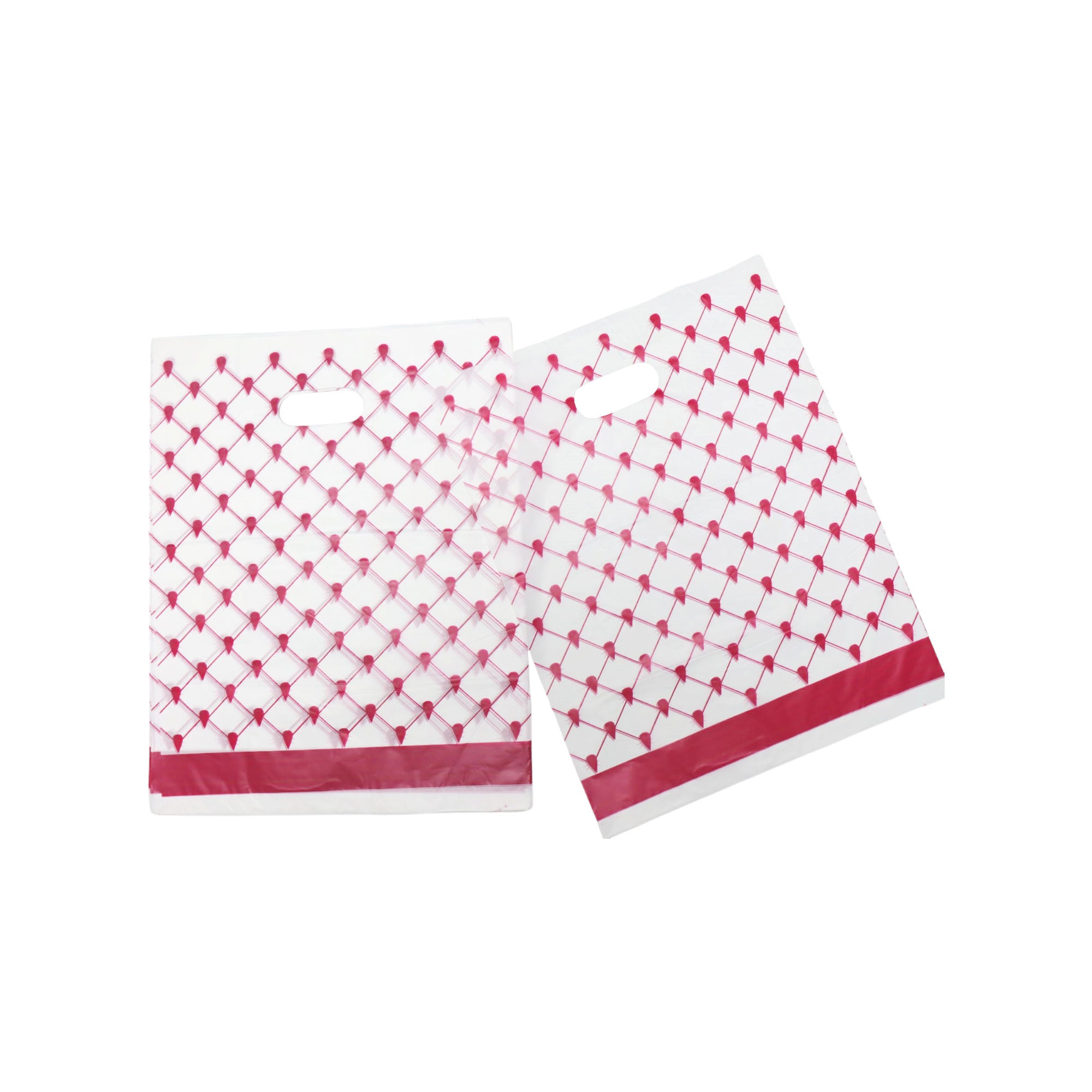 Plastic Boutique Bag Printed Large 30x40cm 25pack