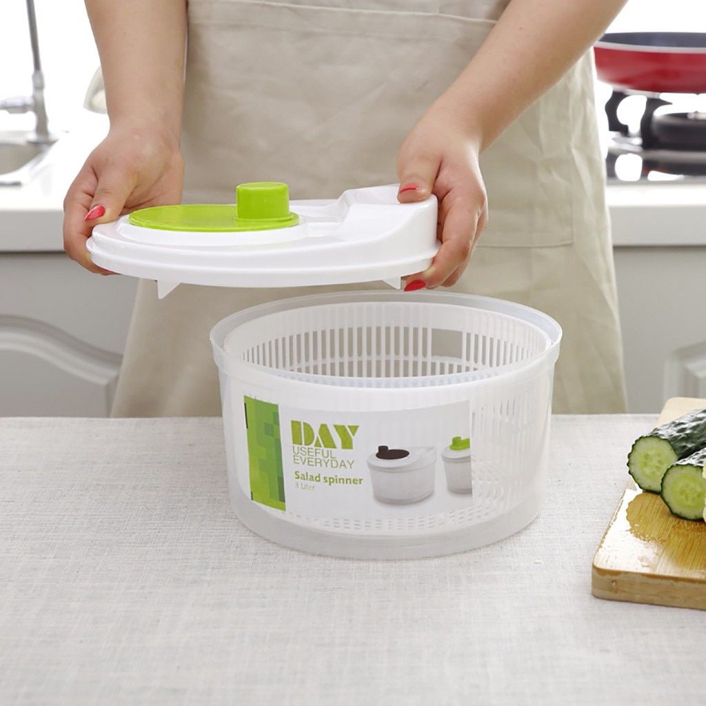 3L Plastic Salad Spinner